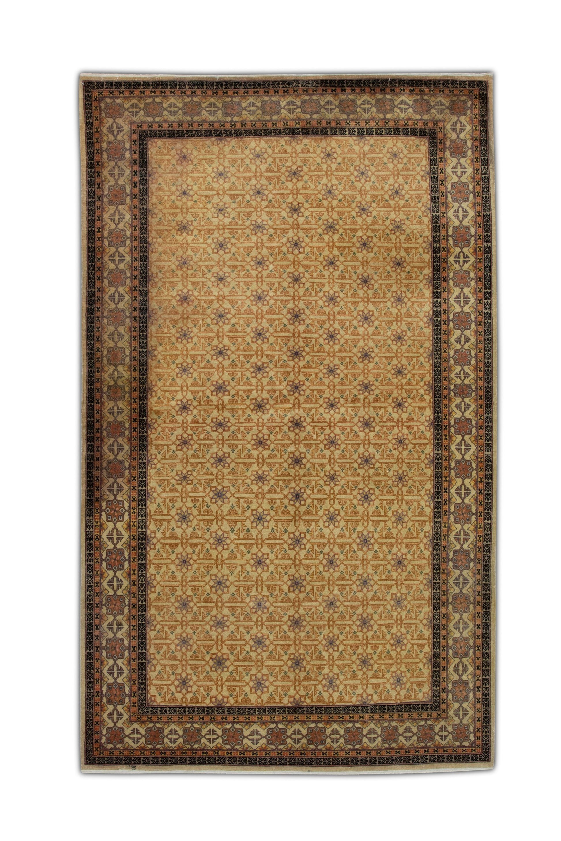 1019 Turkish Vintage Oushak 5' x 7'8"