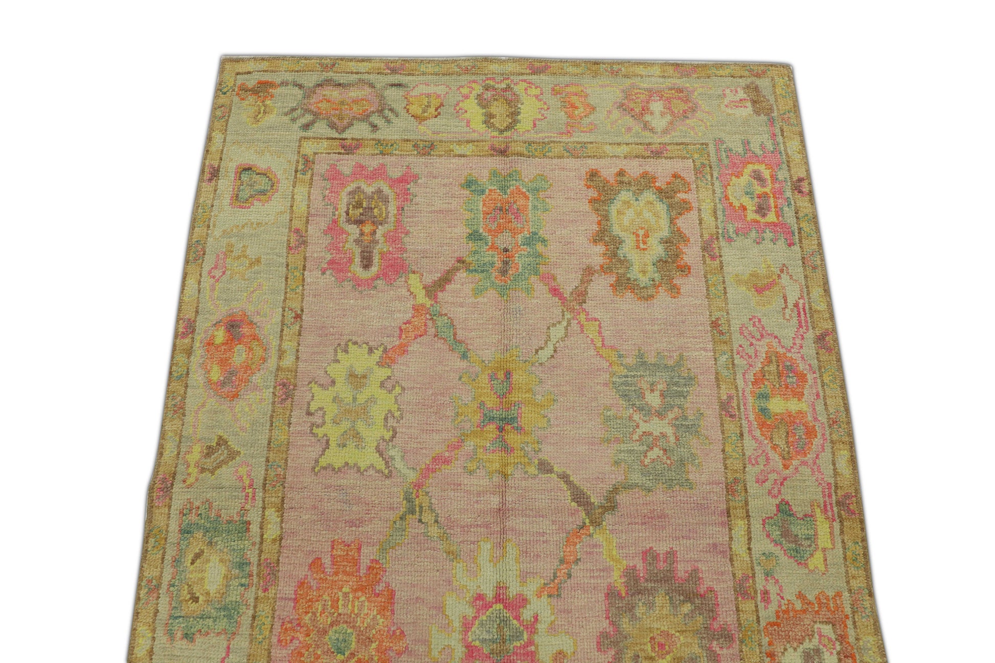Turkish Oushak Rug 3'11" x 5'8" #298