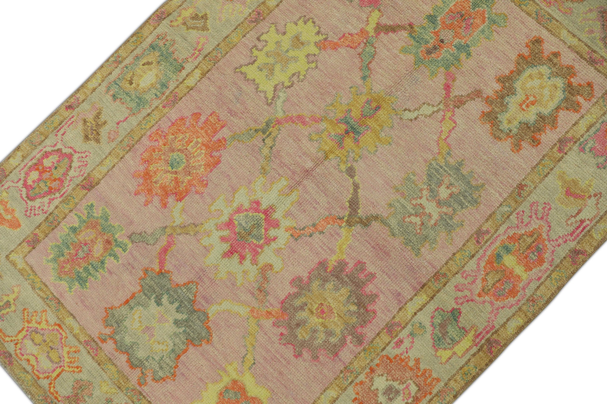 Turkish Oushak Rug 3'11" x 5'8" #298