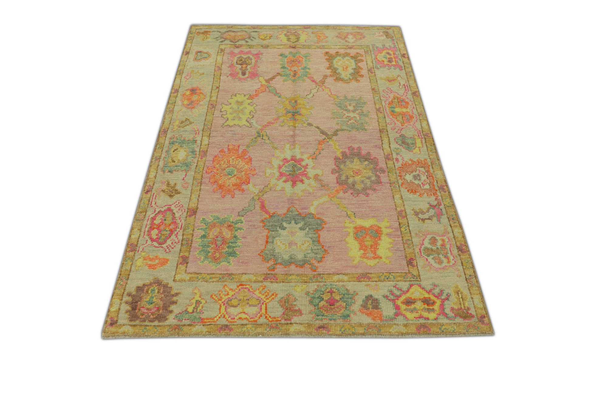Turkish Oushak Rug 3'11" x 5'8" #298