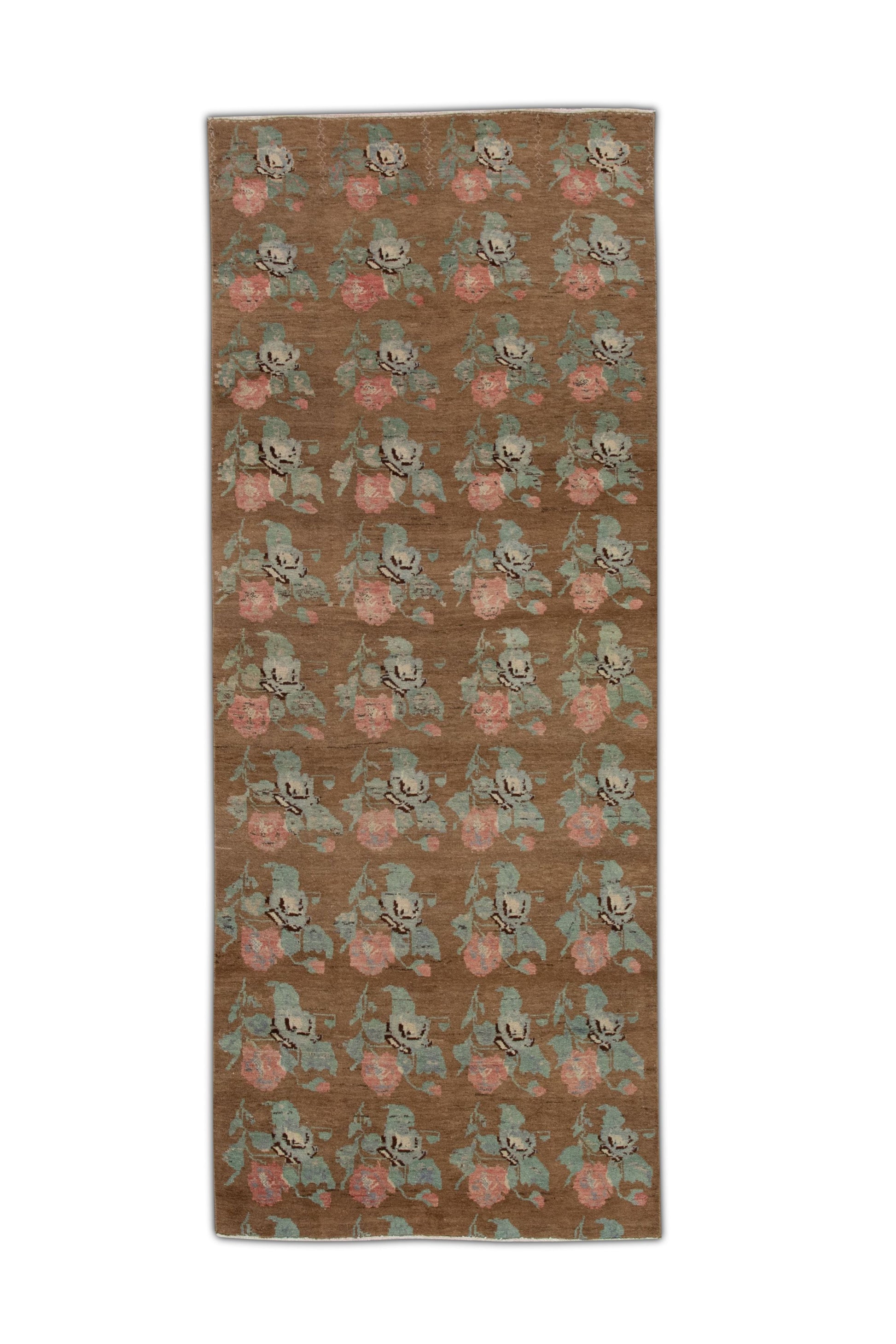 1018 Turkish Vintage Oushak 3'10" x 9'1"