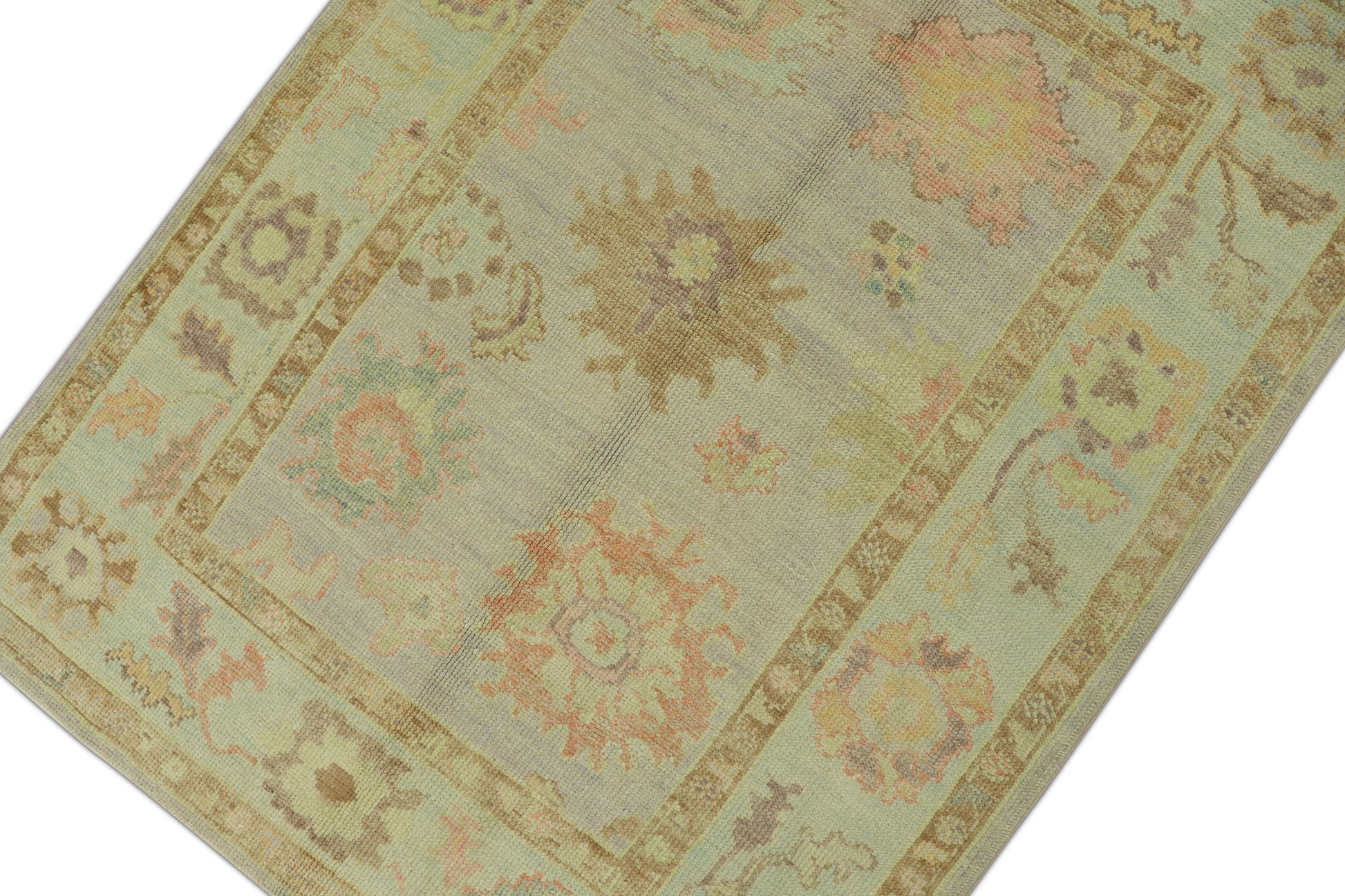 Turkish Oushak Rug 4'3" x 5'6" #1134