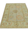 Turkish Oushak Rug 4'3" x 5'6" #1134
