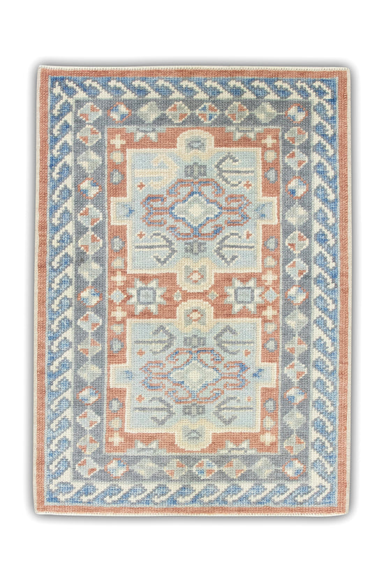 #7041 Turkish Oushak 2'4" x 3'4"