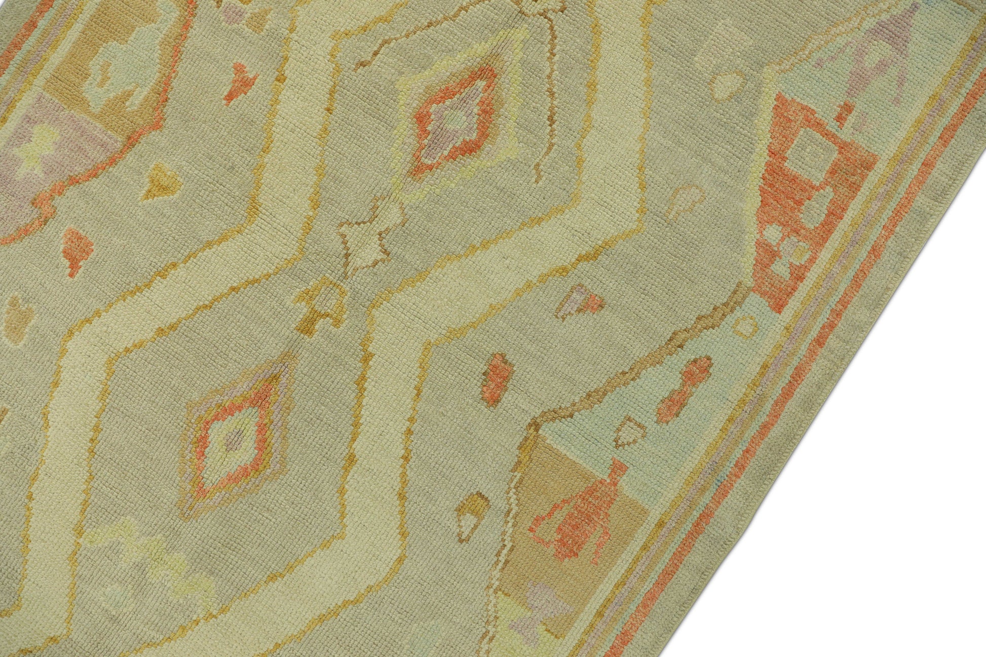 Turkish Oushak Rug 4'2" x 6'2" #327