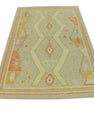Turkish Oushak Rug 4'2" x 6'2" #327