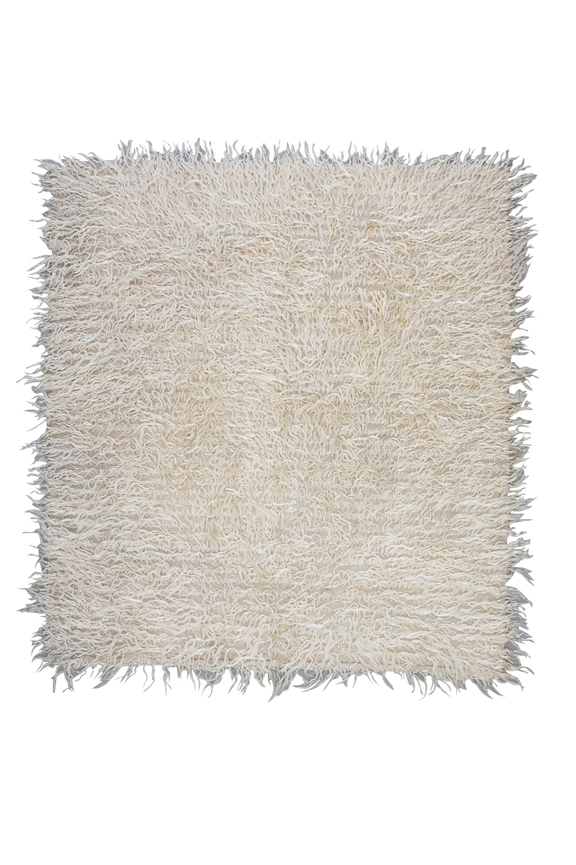 Turkish Tulu Rug Hand Knotted 5'8" x 6'6" #1055