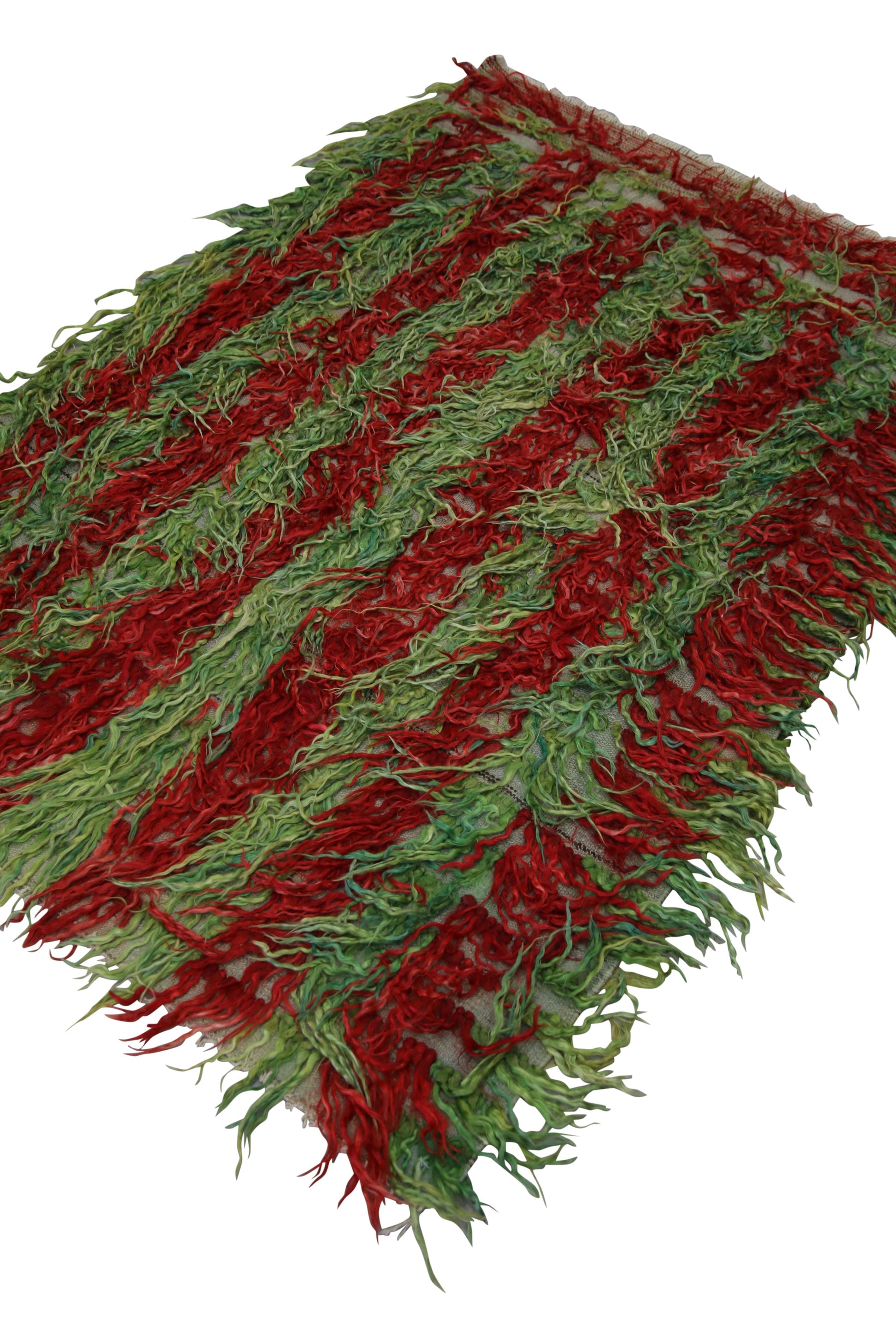 Turkish Tulu Rug Hand Knotted 4' x 5'6" #1048