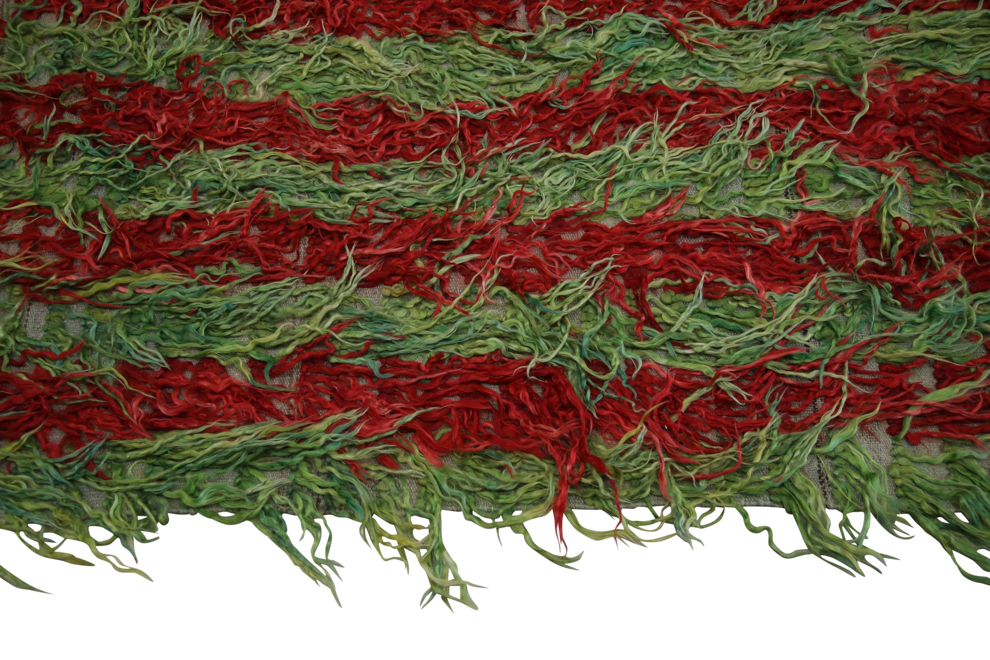 Turkish Tulu Rug Hand Knotted 4' x 5'6" #1048