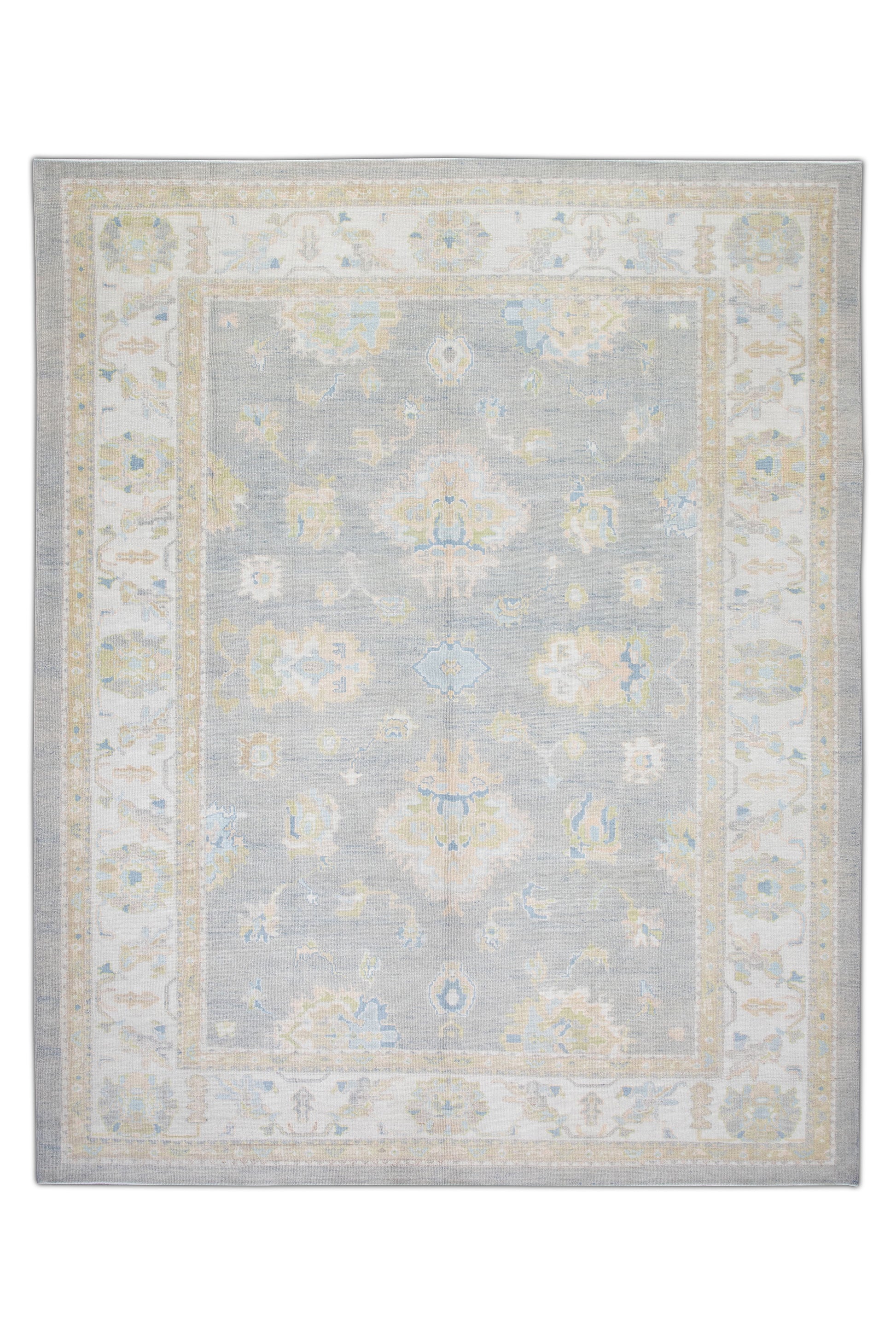 Turkish Oushak Rug 10'6" x 13'8" #3209