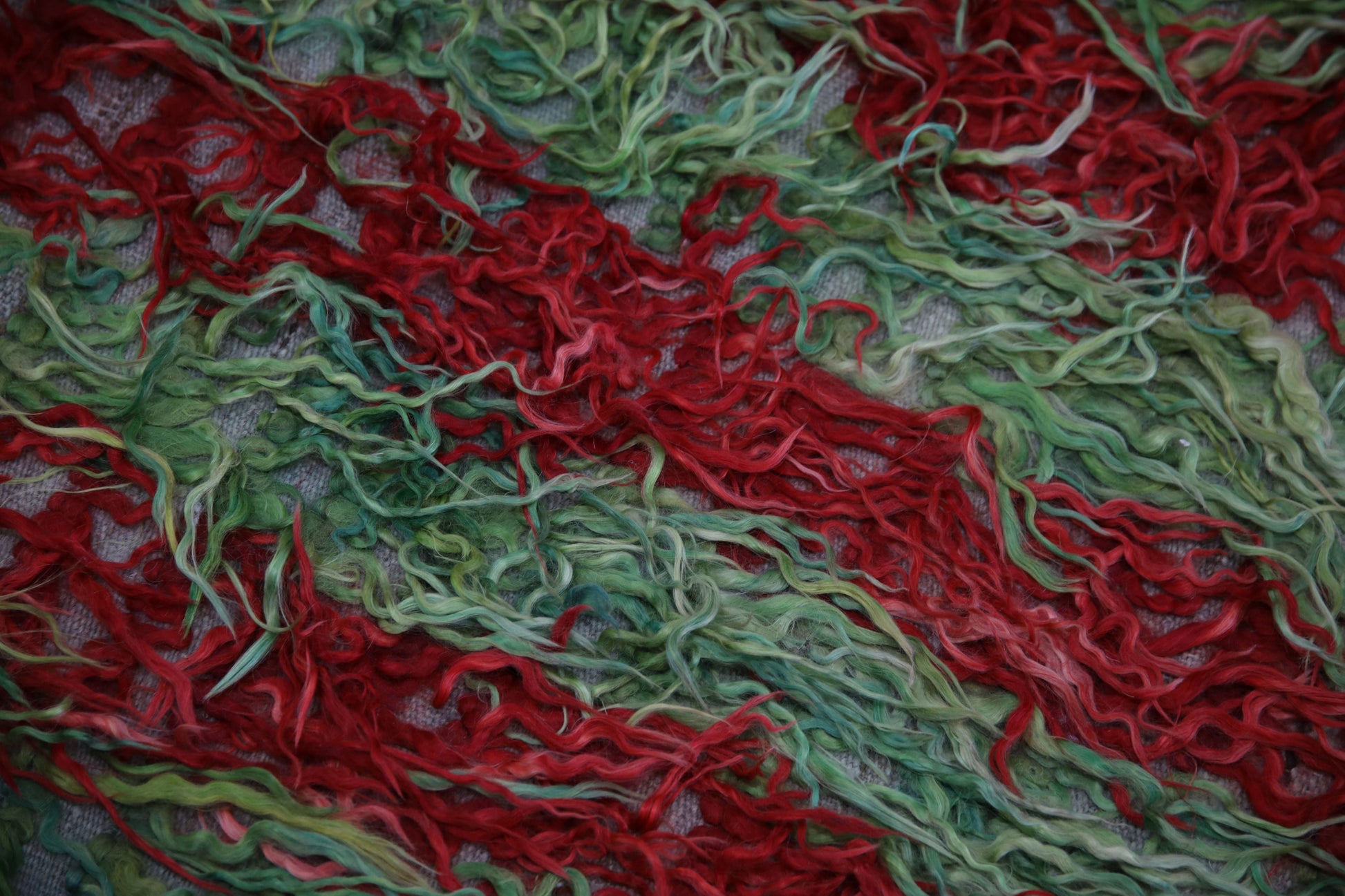 Turkish Tulu Rug Hand Knotted 4' x 5'6" #1048