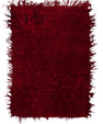 Hand Knotted Turkish Vintage Tulu Rug 2'11" x  4'2" #1047