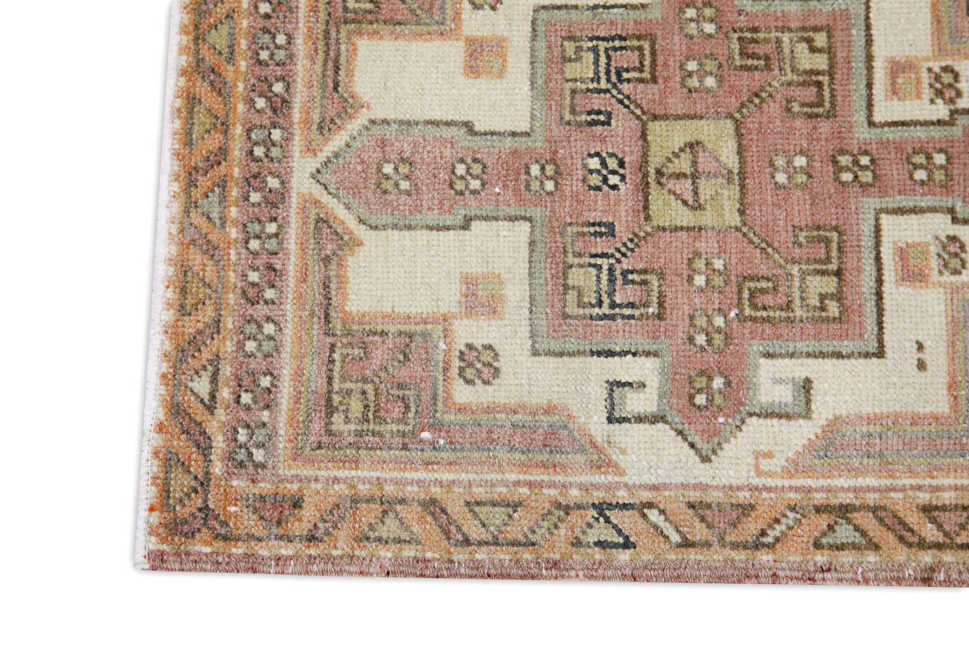 Oriental Hand Knotted Vintage Turkish Mini Rug 1'6" x 3'3" #8741