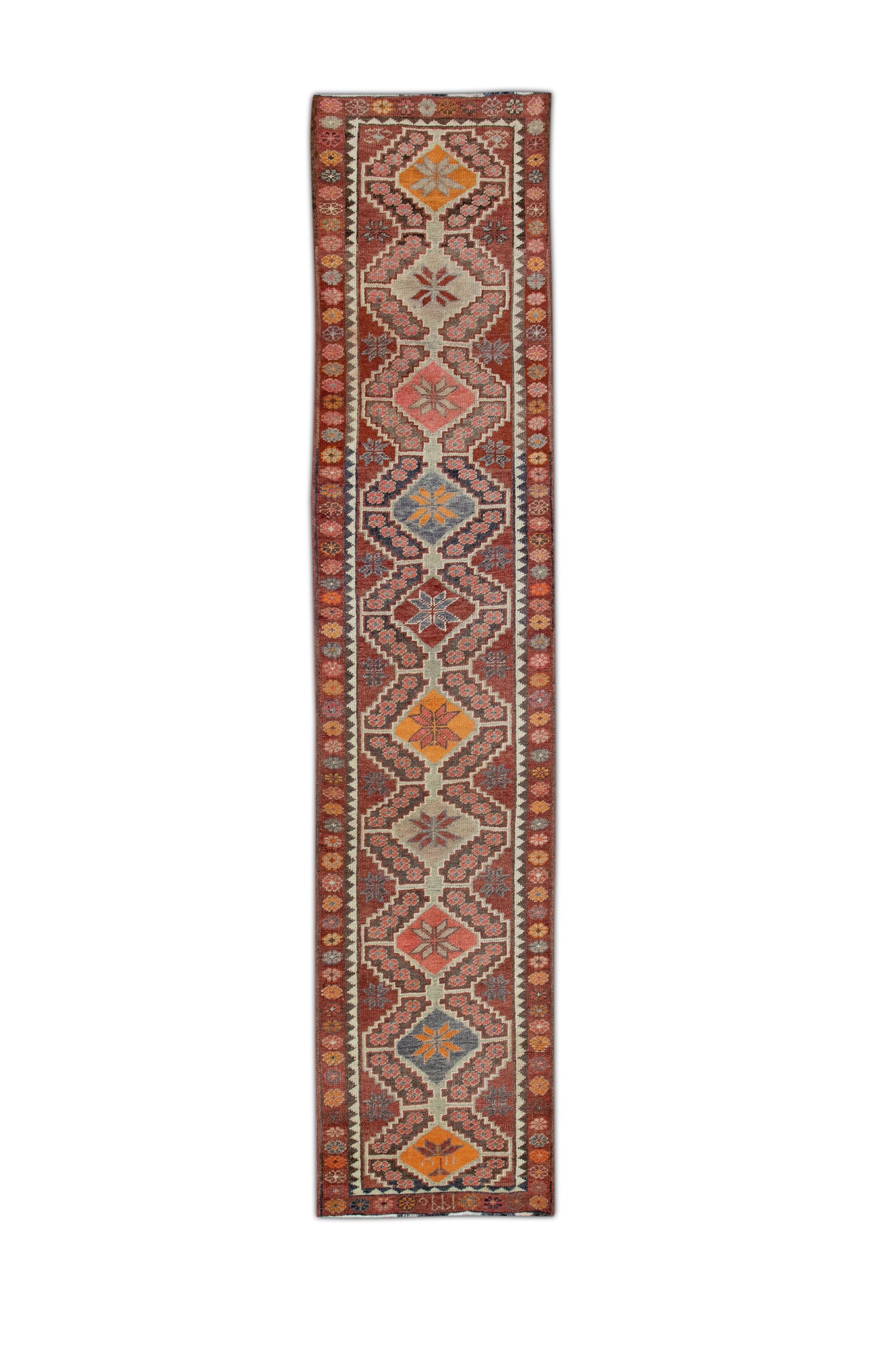 Turkish Vintage Anatolian Rug  2'10" x 13'4" #102