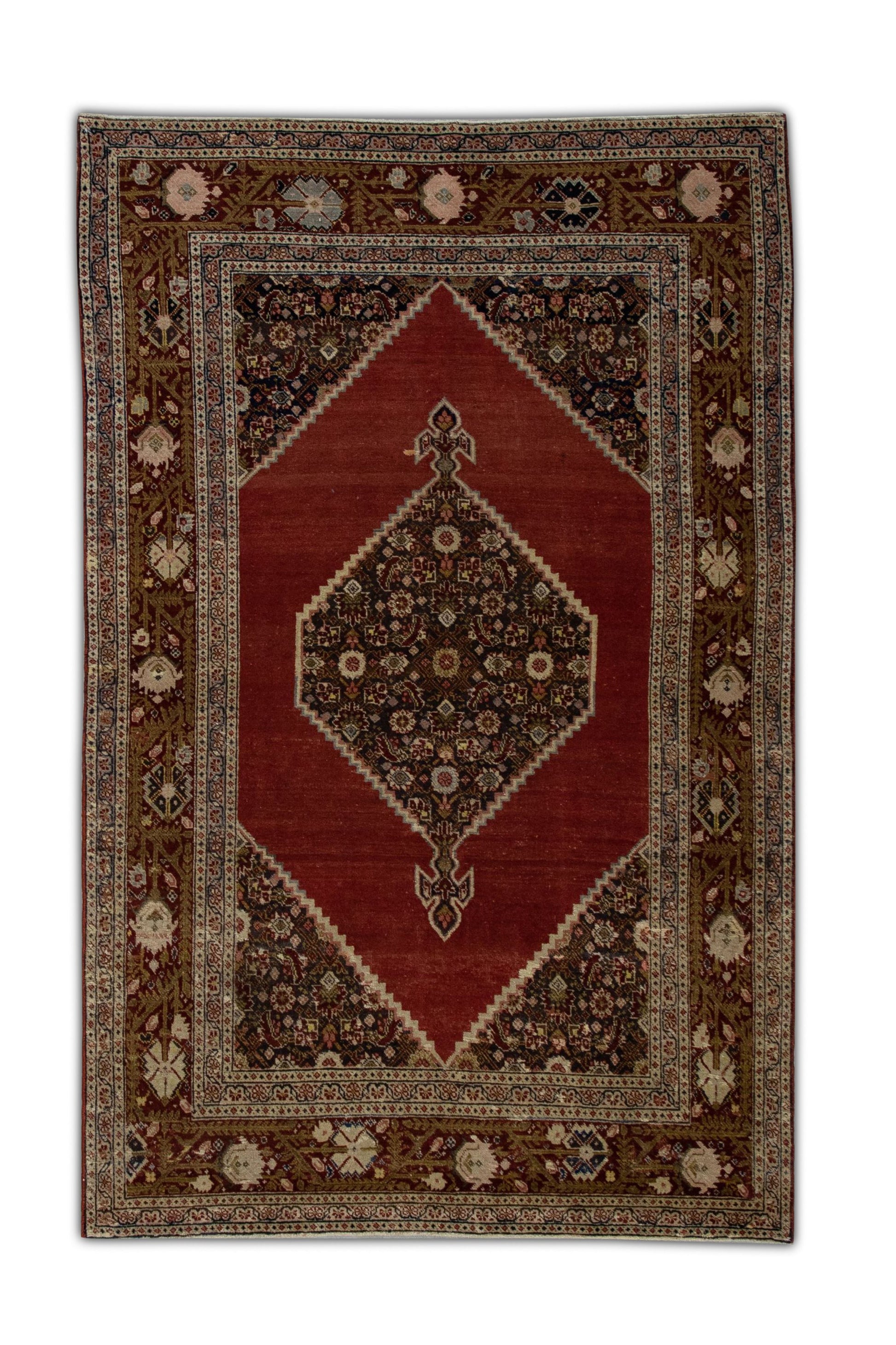 Turkish Vintage Anatolian Rug 4'5" x 6'5" #1010