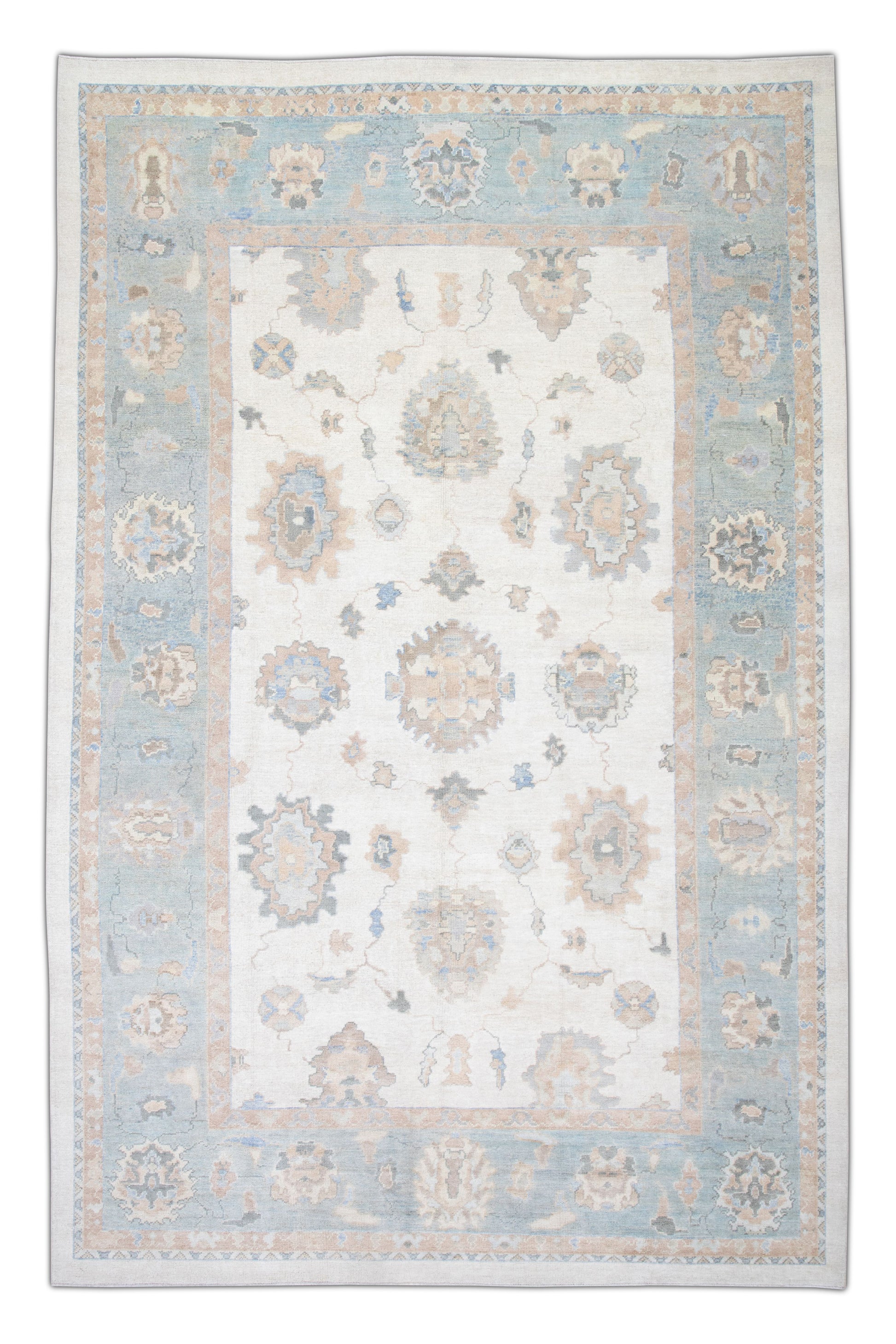 Turkish Oushak Rug 9'9" x 14'3" #3202