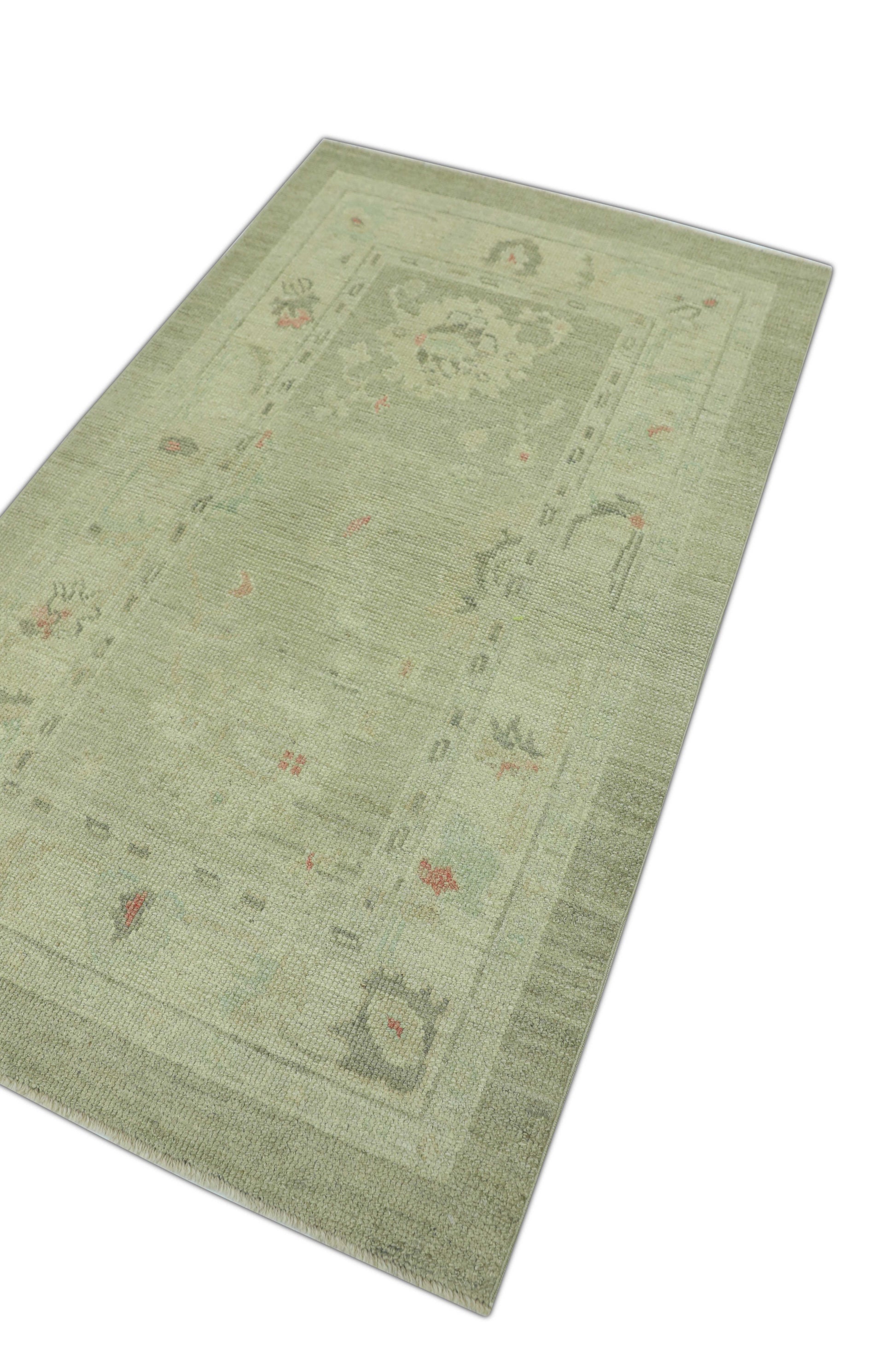Turkish Oushak Rug 3'1" x 4'11" #1330