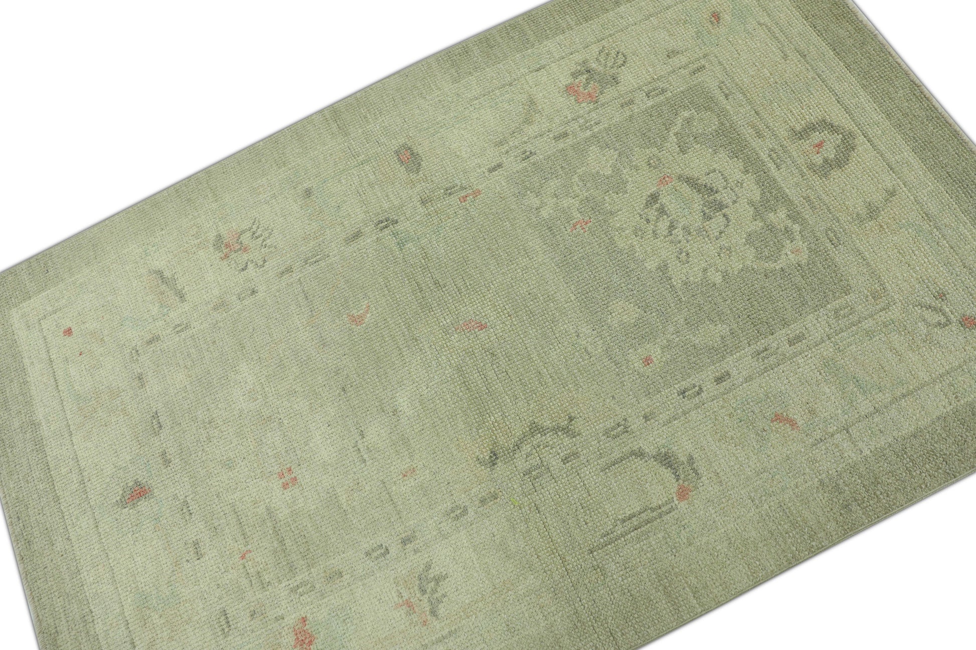 Turkish Oushak Rug 3'1" x 4'11" #1330