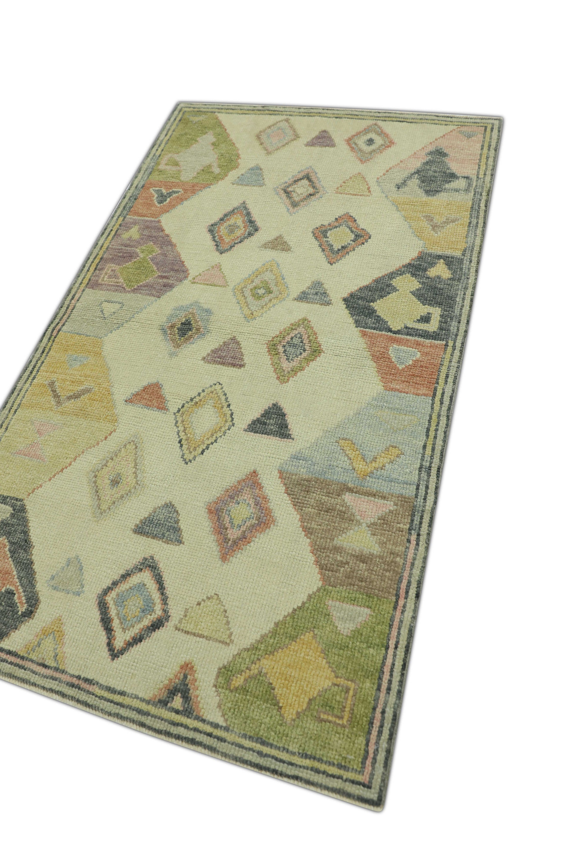 Turkish Oushak Rug 2'10" x 4'10" #775