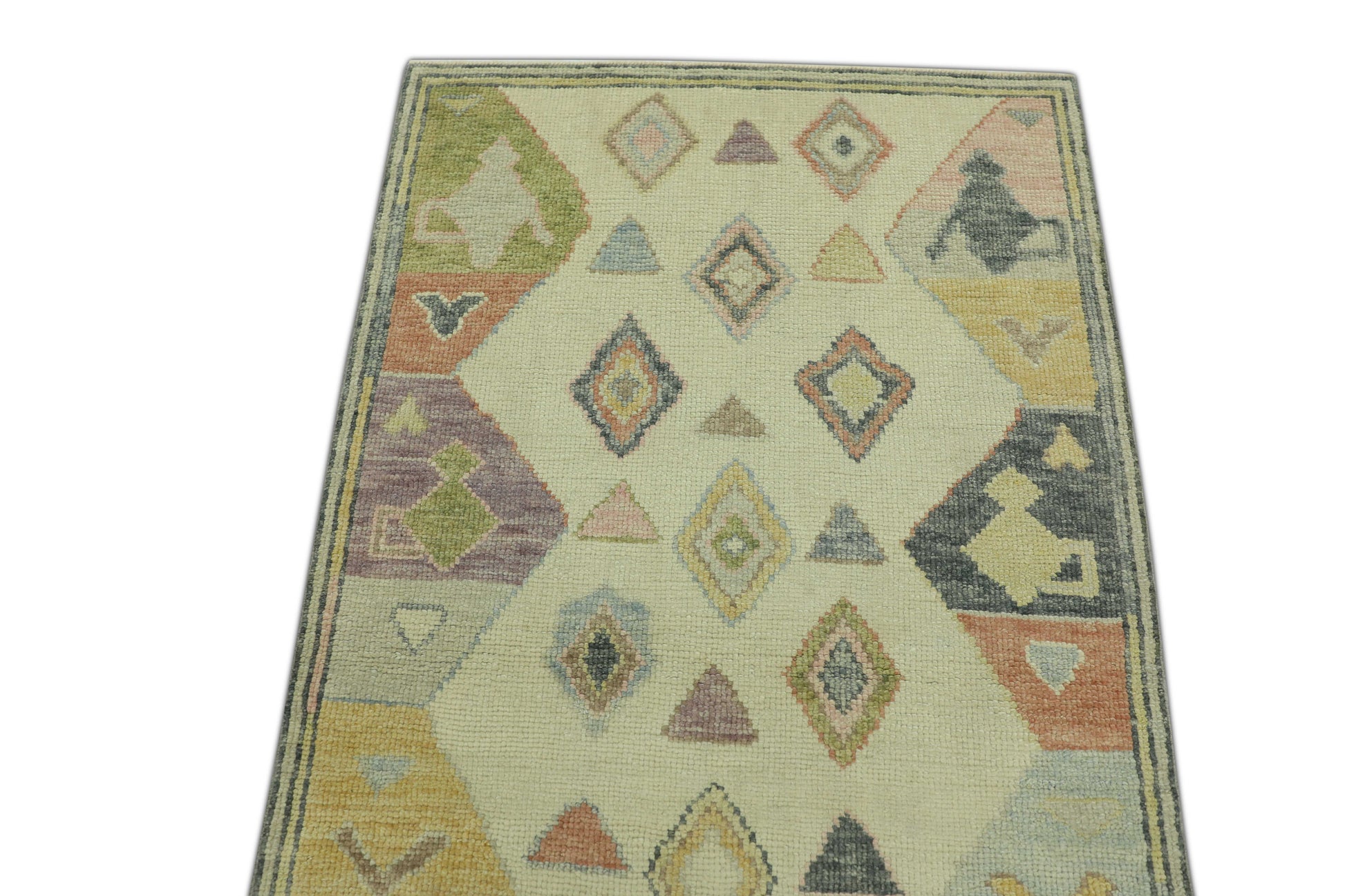Turkish Oushak Rug 2'10" x 4'10" #775
