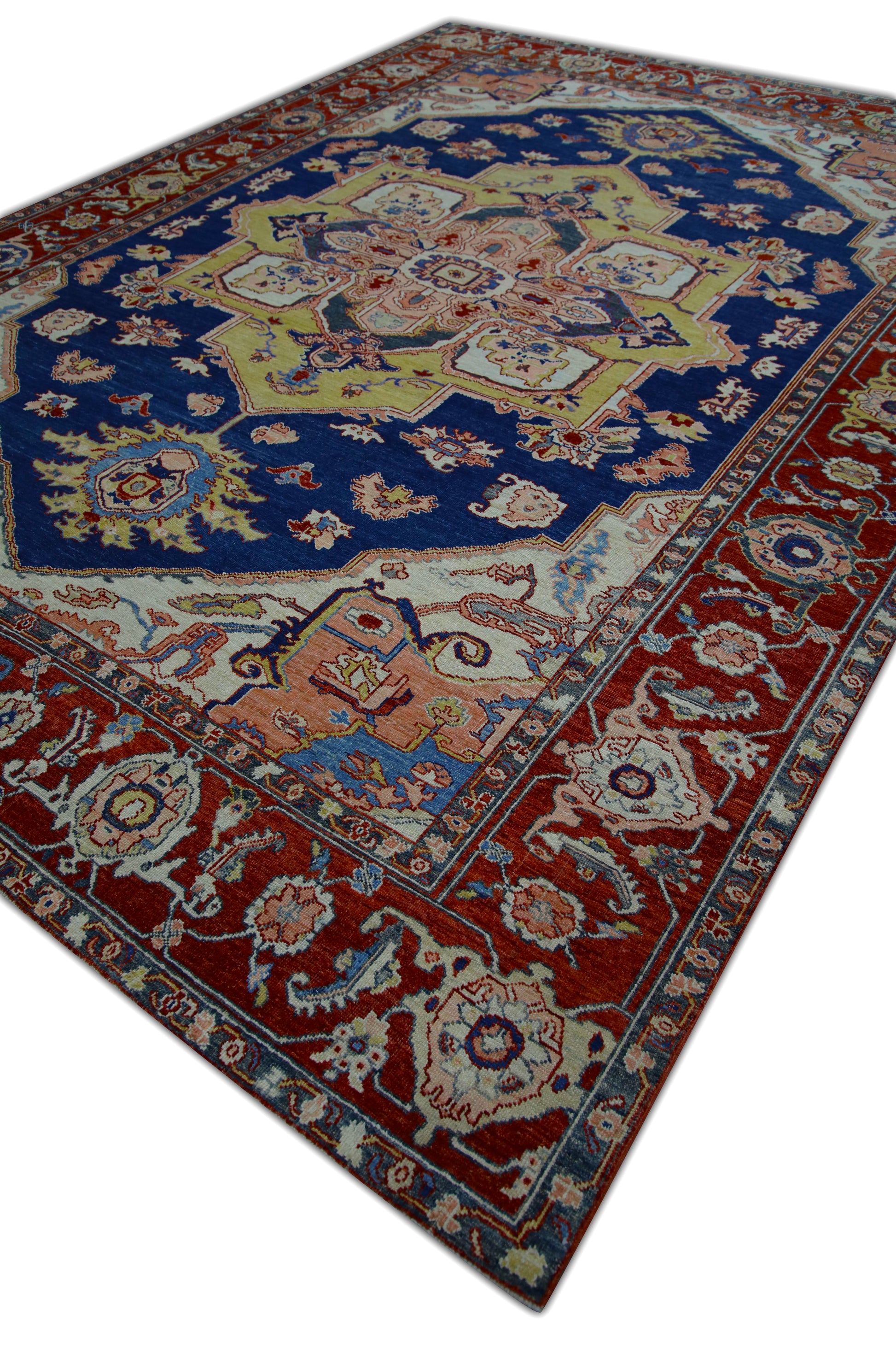 Turkish Antique Look Oushak Rug 9'4" x 12'8" #5536