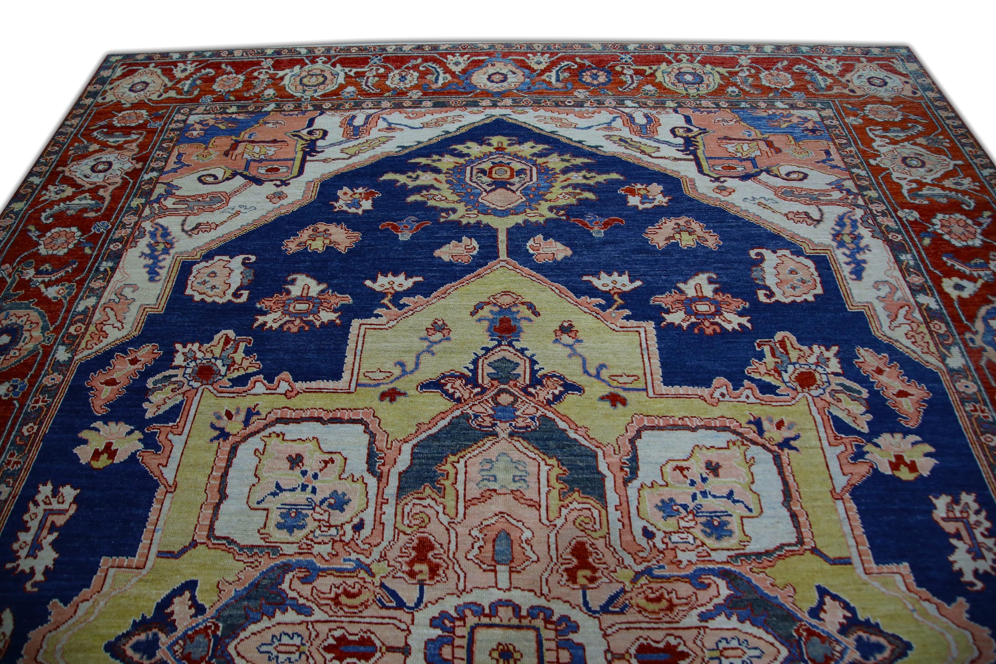 Turkish Antique Look Oushak Rug 9'4" x 12'8" #5536