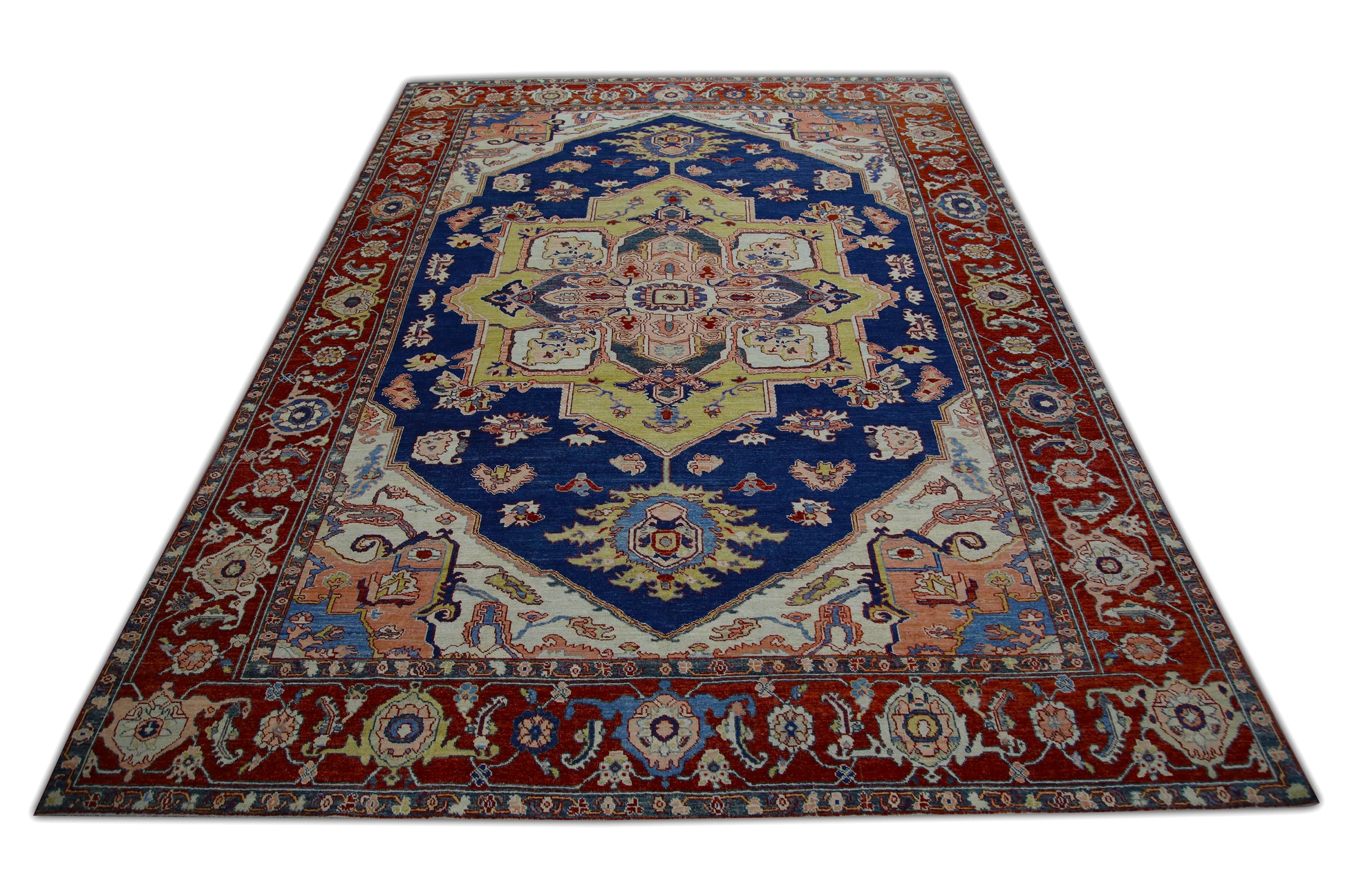 Turkish Antique Look Oushak Rug 9'4" x 12'8" #5536