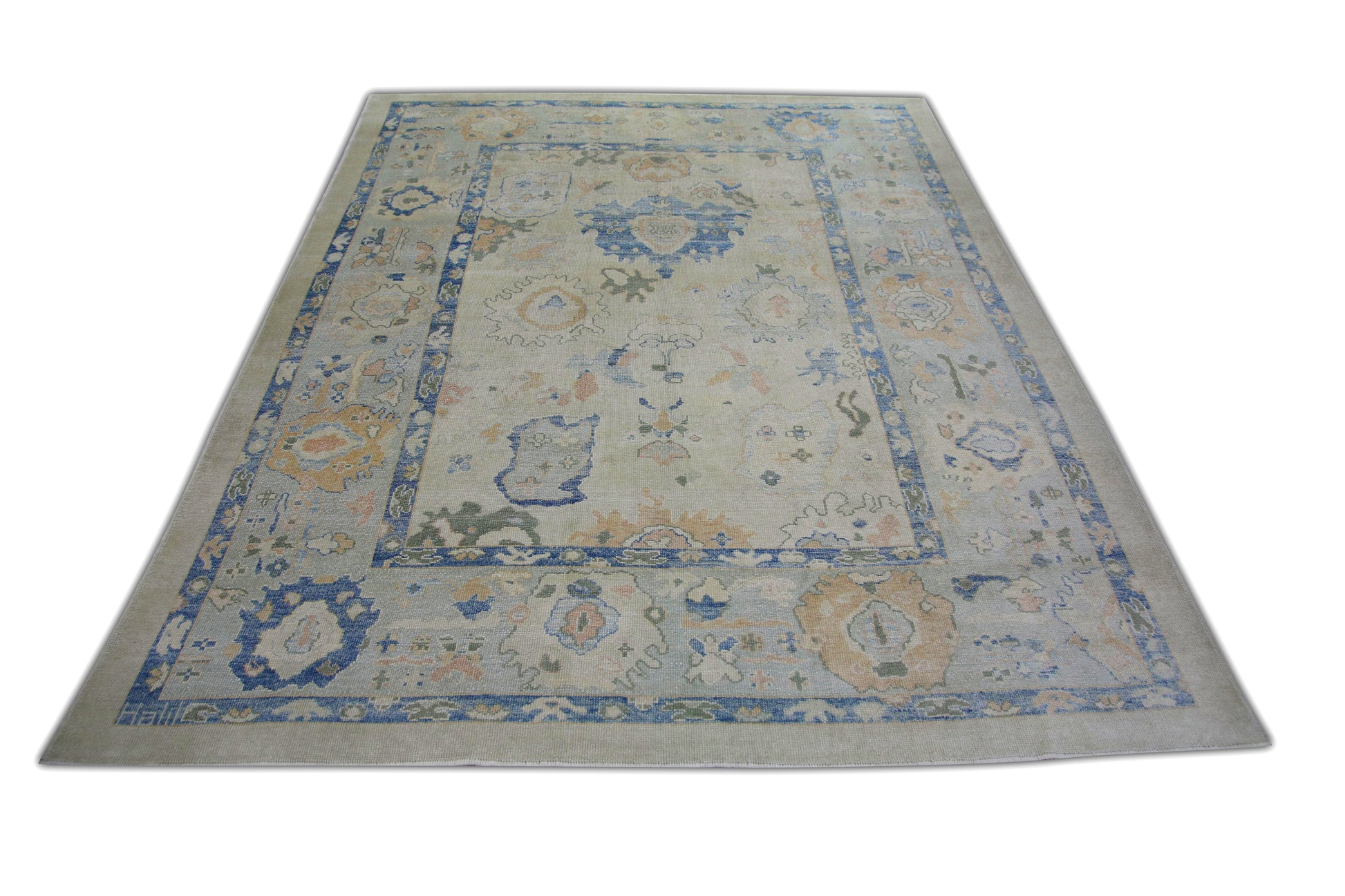 Turkish Oushak Rug 9'3" x 12'1" #5477