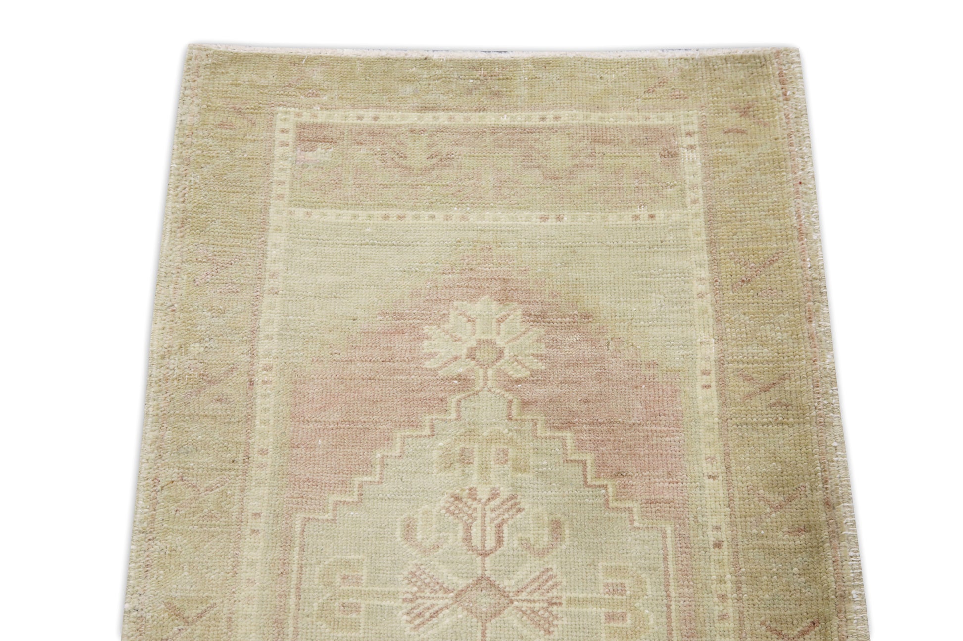 Oriental Hand Knotted Vintage Turkish Mini Rug 1'8" x 3'1" #8421