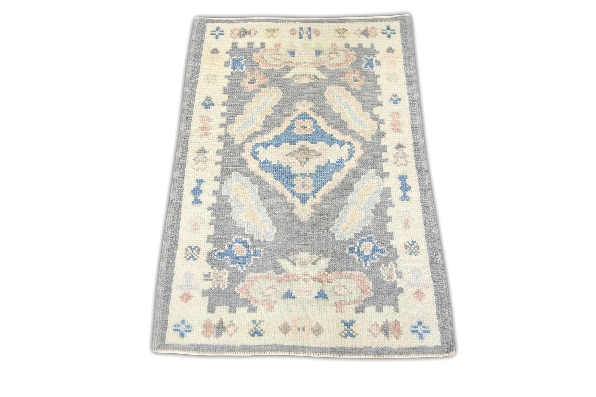 Turkish Oushak Rug 2'2" x 3'4" #7159