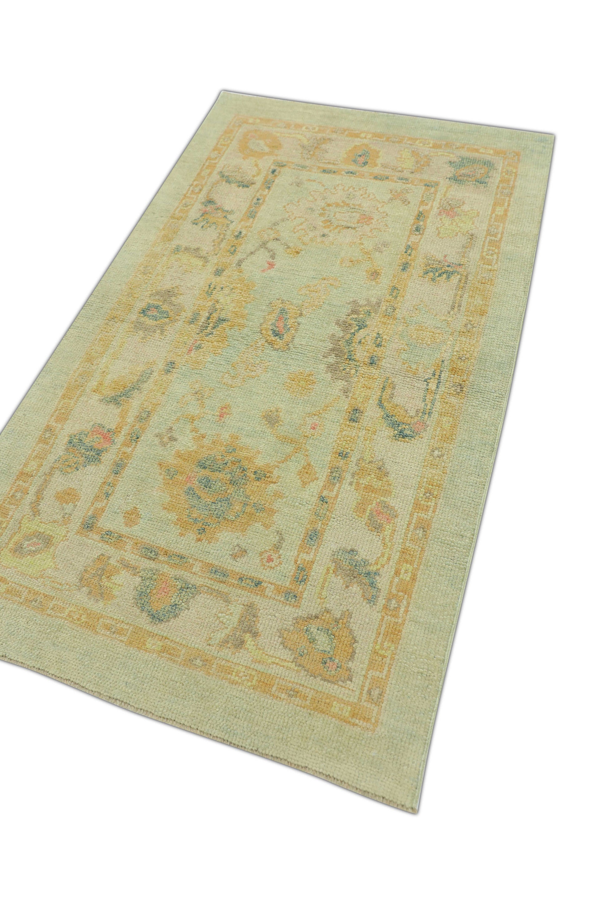 Turkish Oushak Rug 2'11" x 4'9" #1257
