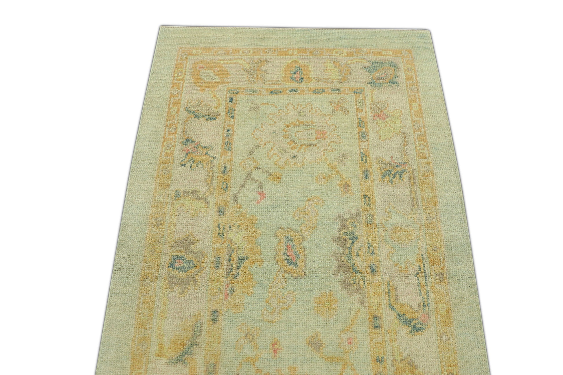 Turkish Oushak Rug 2'11" x 4'9" #1257