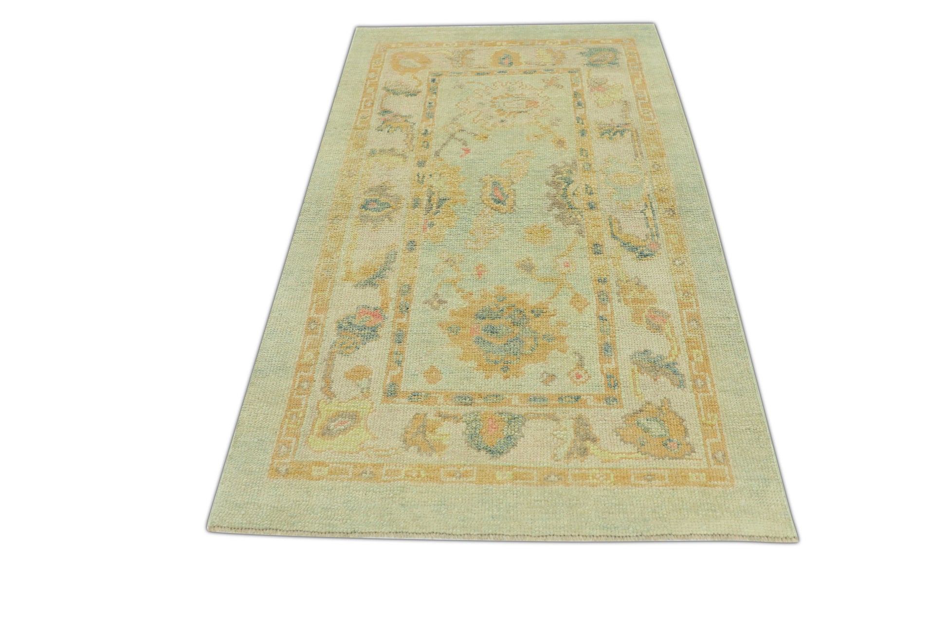 Turkish Oushak Rug 2'11" x 4'9" #1257