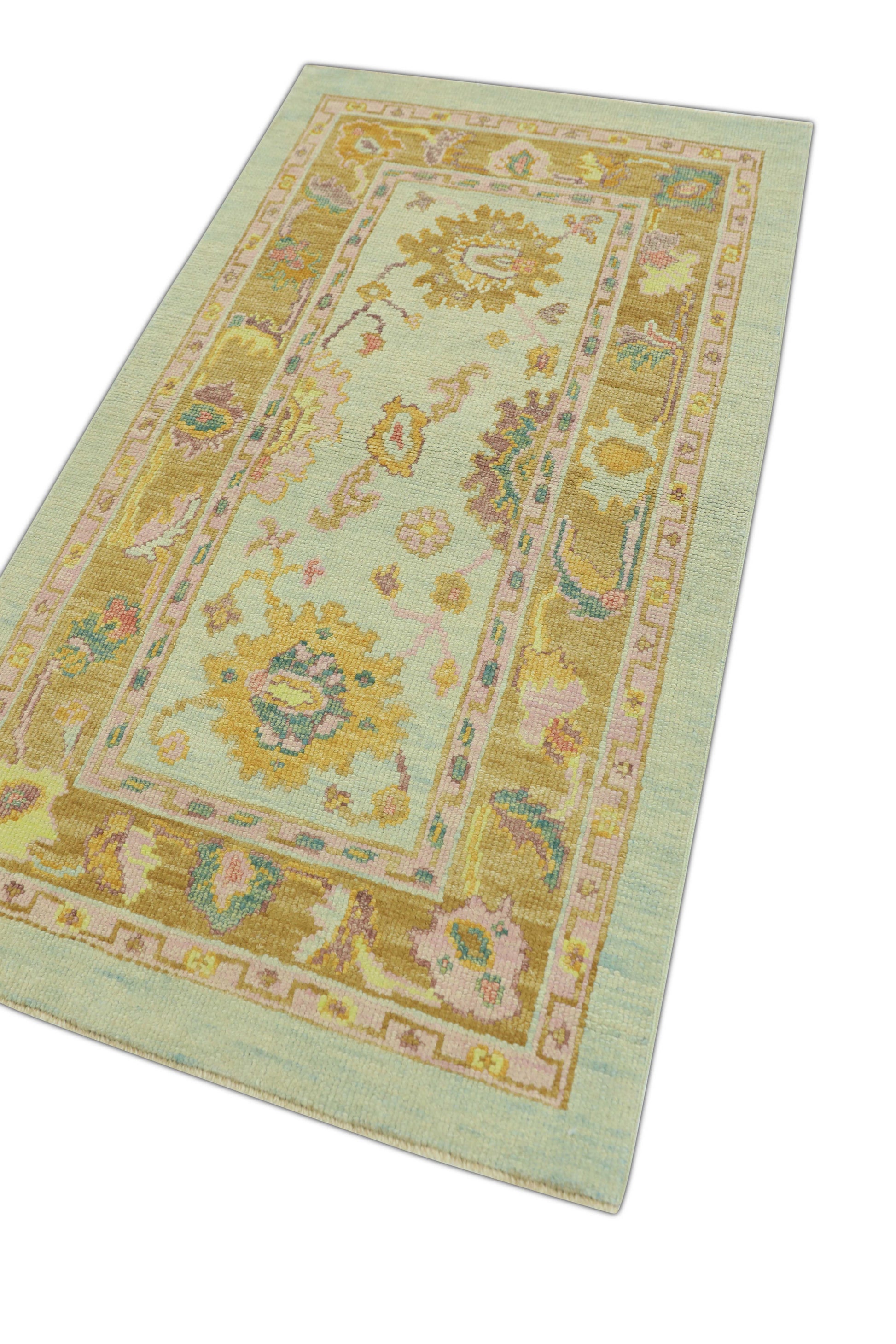 Turkish Oushak Rug 2'10" x 5'1" #1293