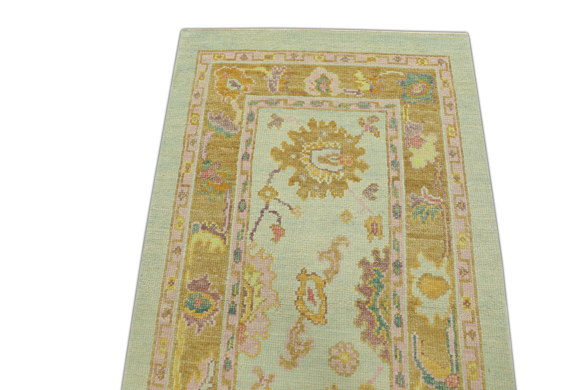 Turkish Oushak Rug 2'10" x 5'1" #1293