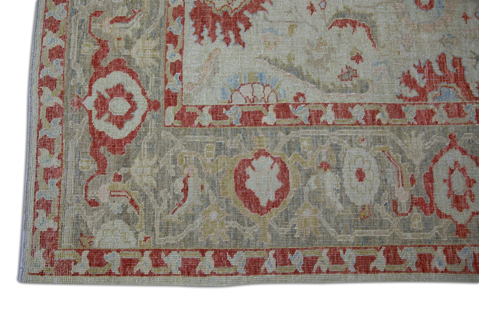 Turkish Antique Look Oushak Rug 9'7" x 12'1"  #6031