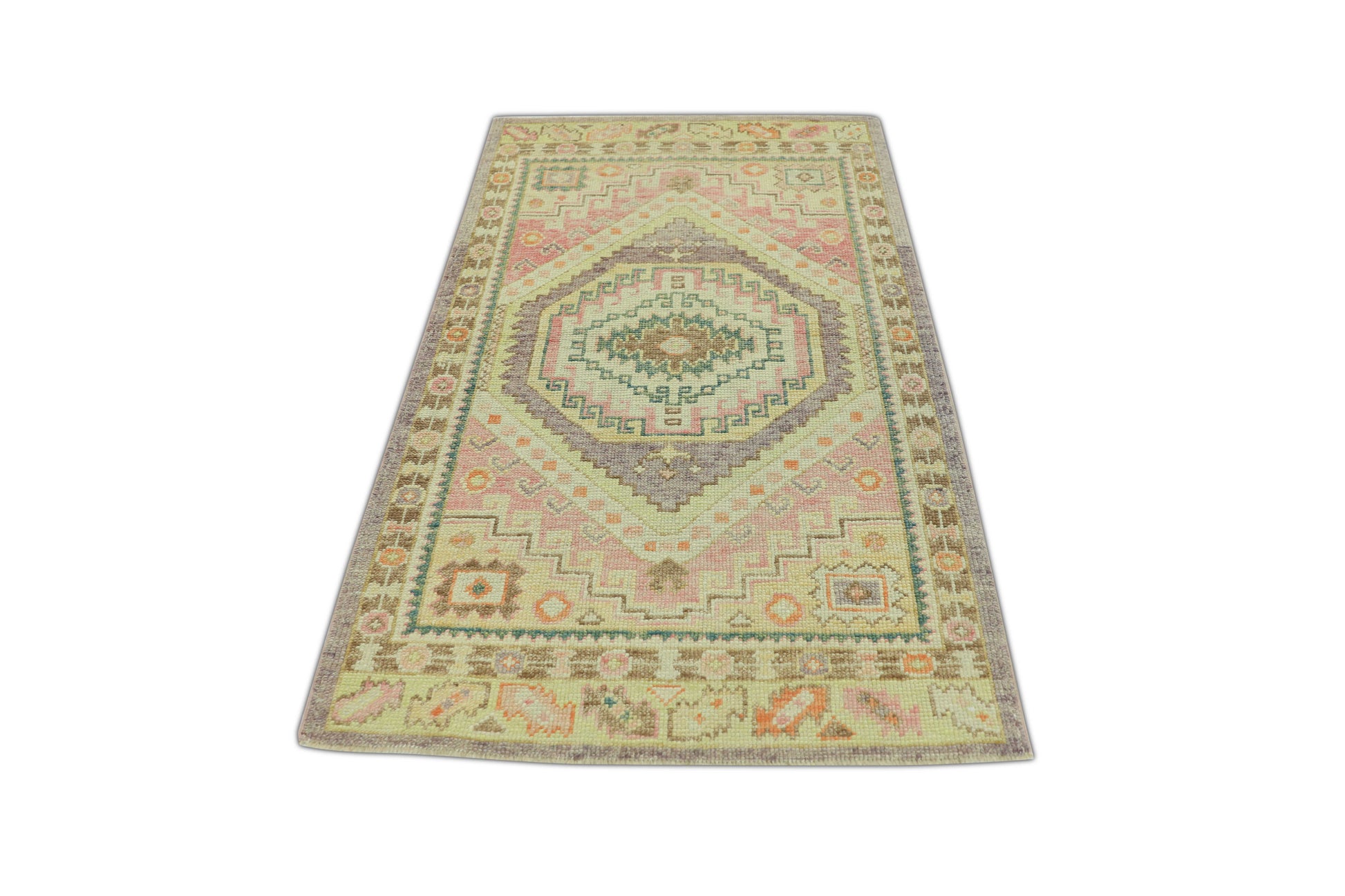 Turkish Oushak Rug 3'2" x 5'5" #1359