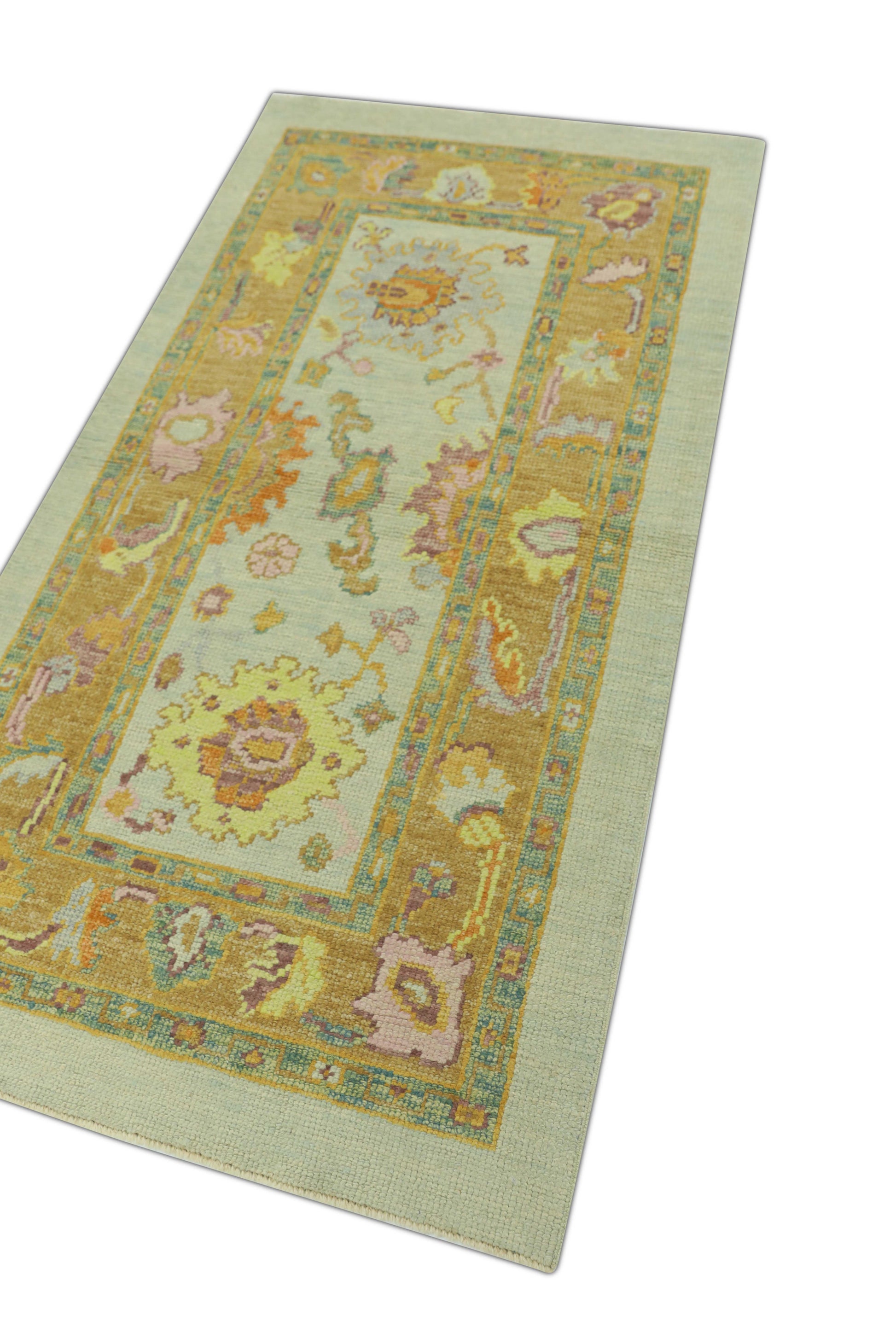 Turkish Oushak Rug 2'11" x 5'5" #1365