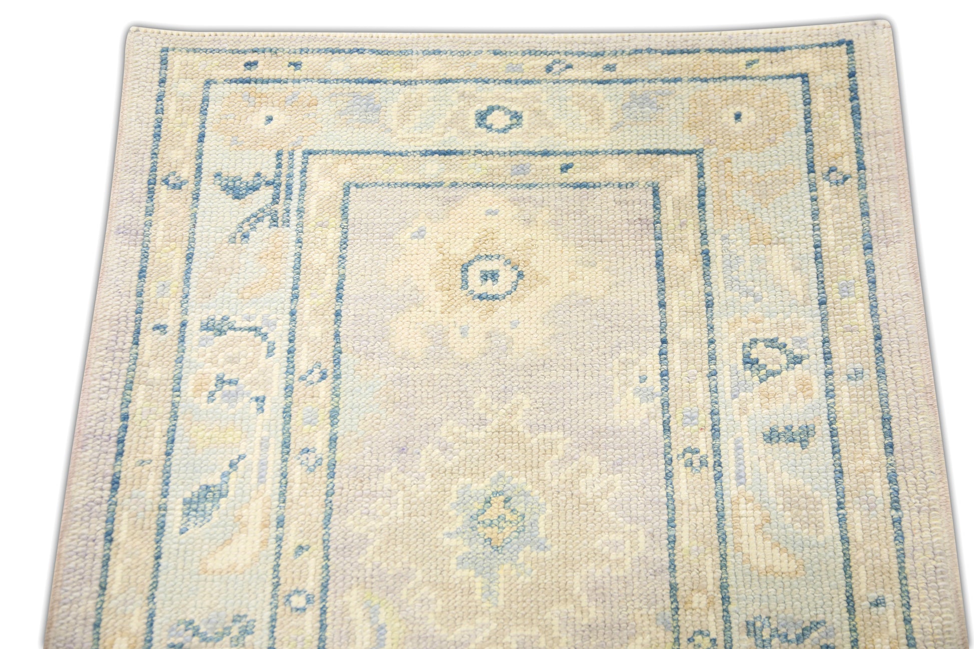 Turkish Oushak Rug  2'4" x 3'3"  #7390