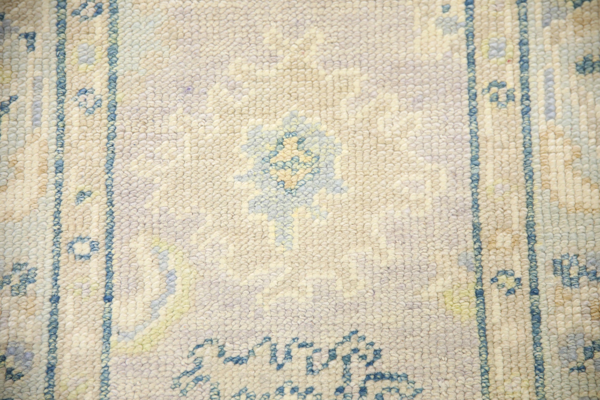 Turkish Oushak Rug  2'4" x 3'3"  #7390