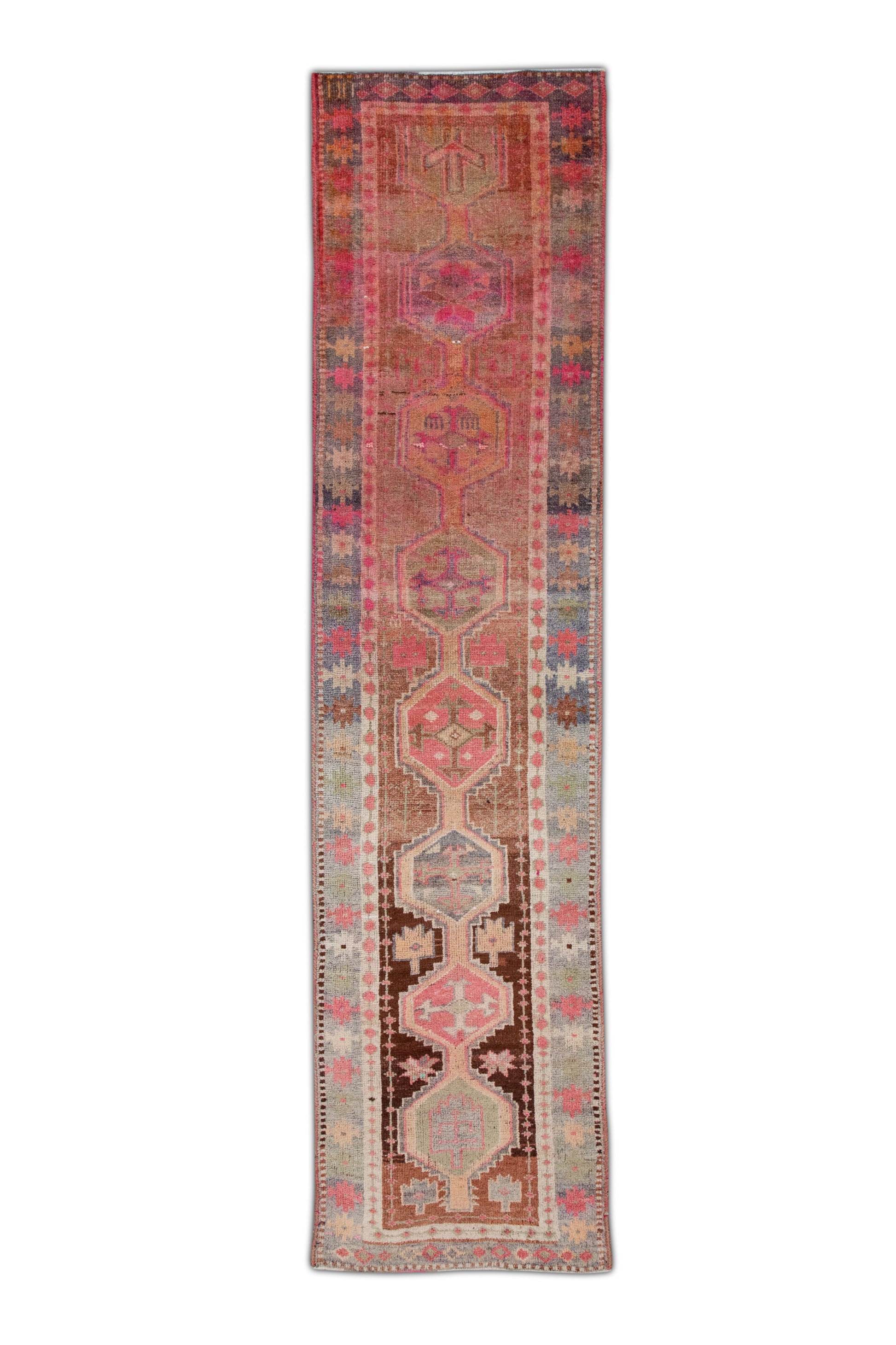 Turkish Vintage Anatolian Rug  3' x 11'9" #325