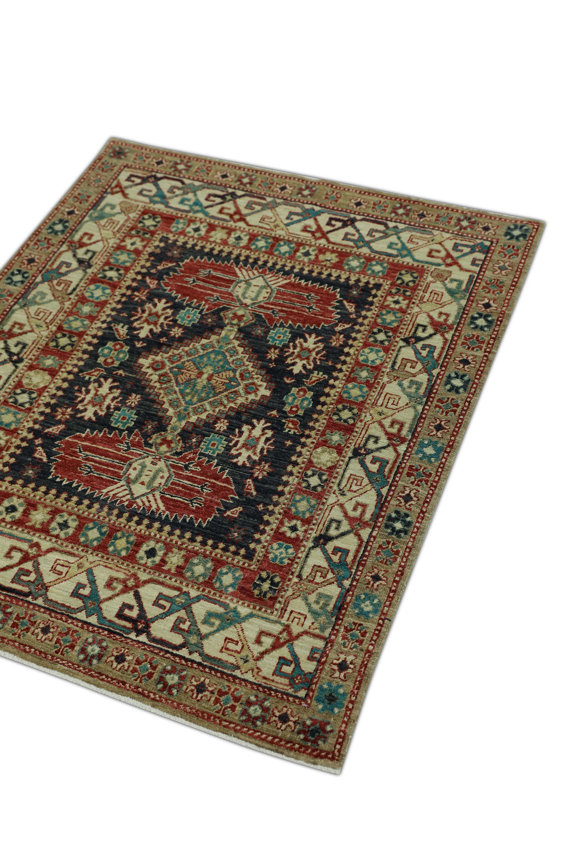 Turkish Oushak Rug 3'5" x 4' #1363