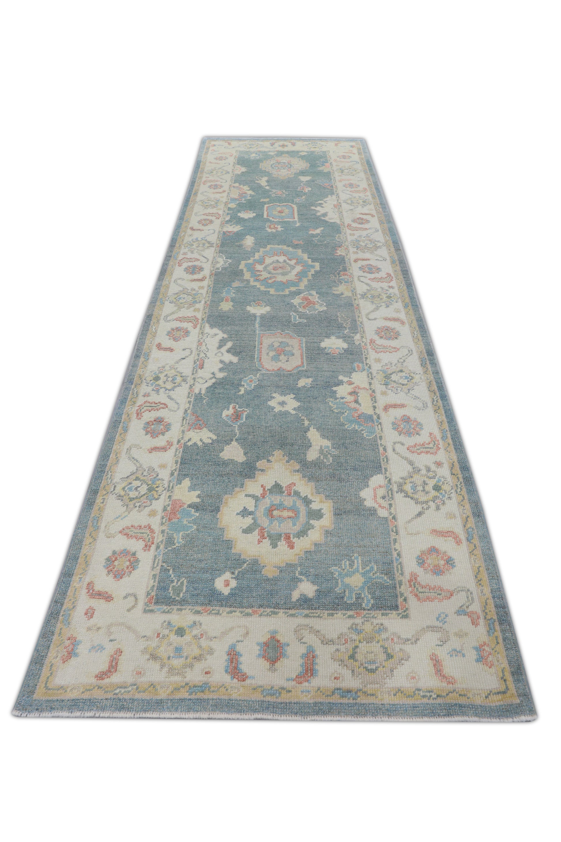 Turkish Oushak Rug 3'11" x 12'10" #2952
