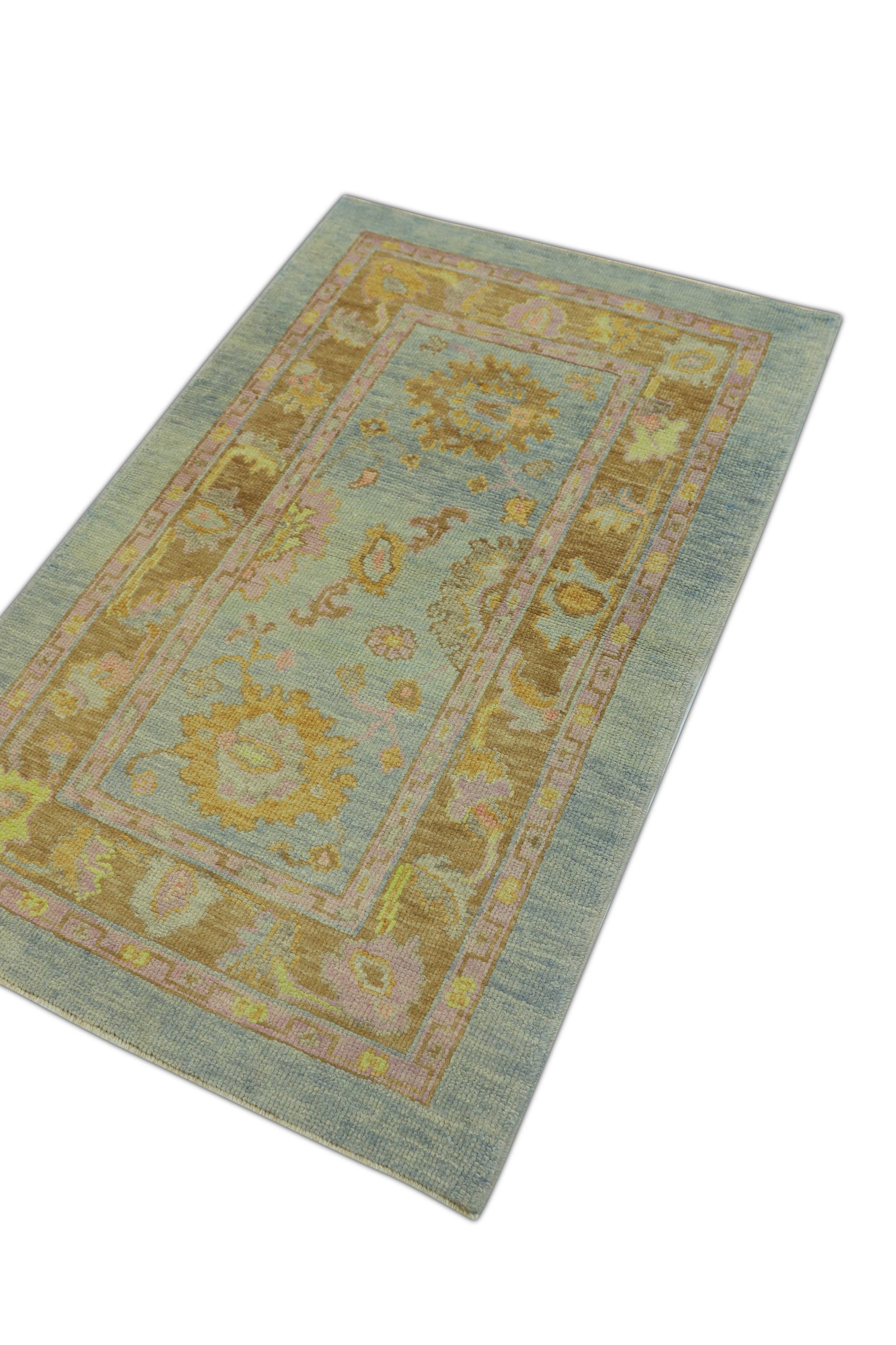 Turkish Oushak Rug 3'2" x 5' #794