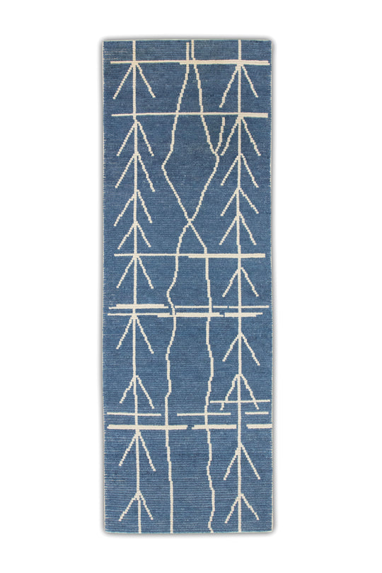 #6916 Hand Knotted Turkish Tulu Rug 2'10" x 8'4"