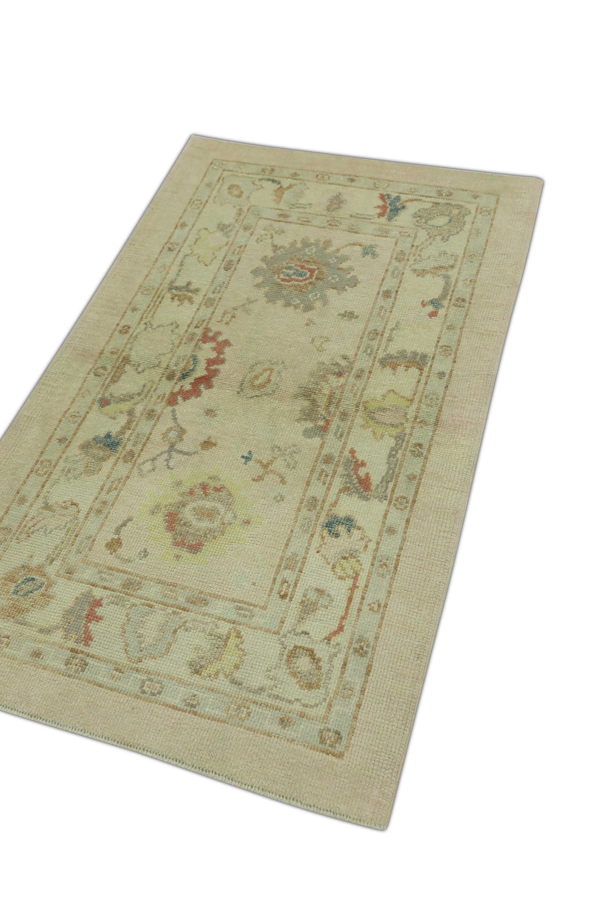 Turkish Oushak Rug 3'1" x 5' #784