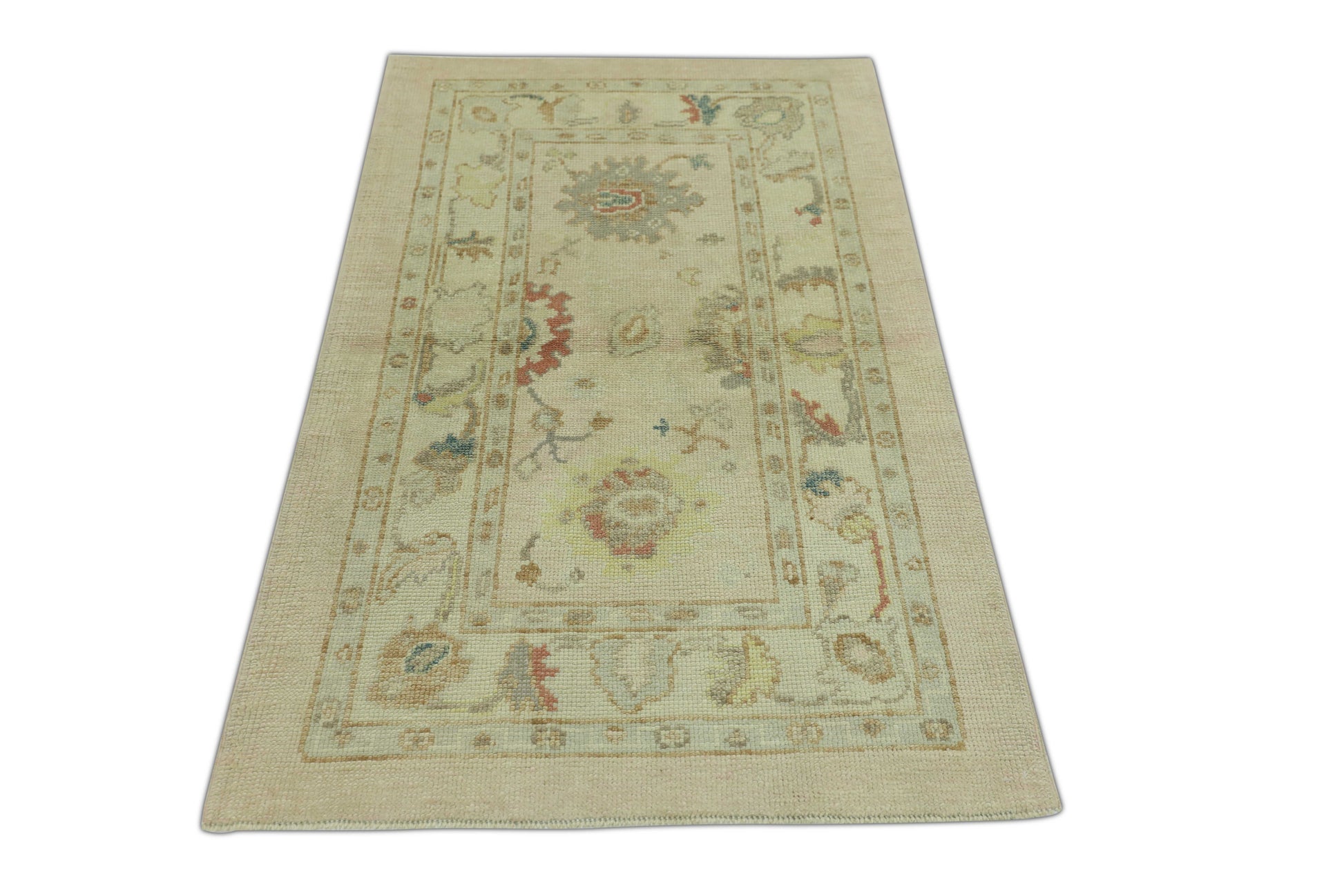 Turkish Oushak Rug 3'1" x 5' #784