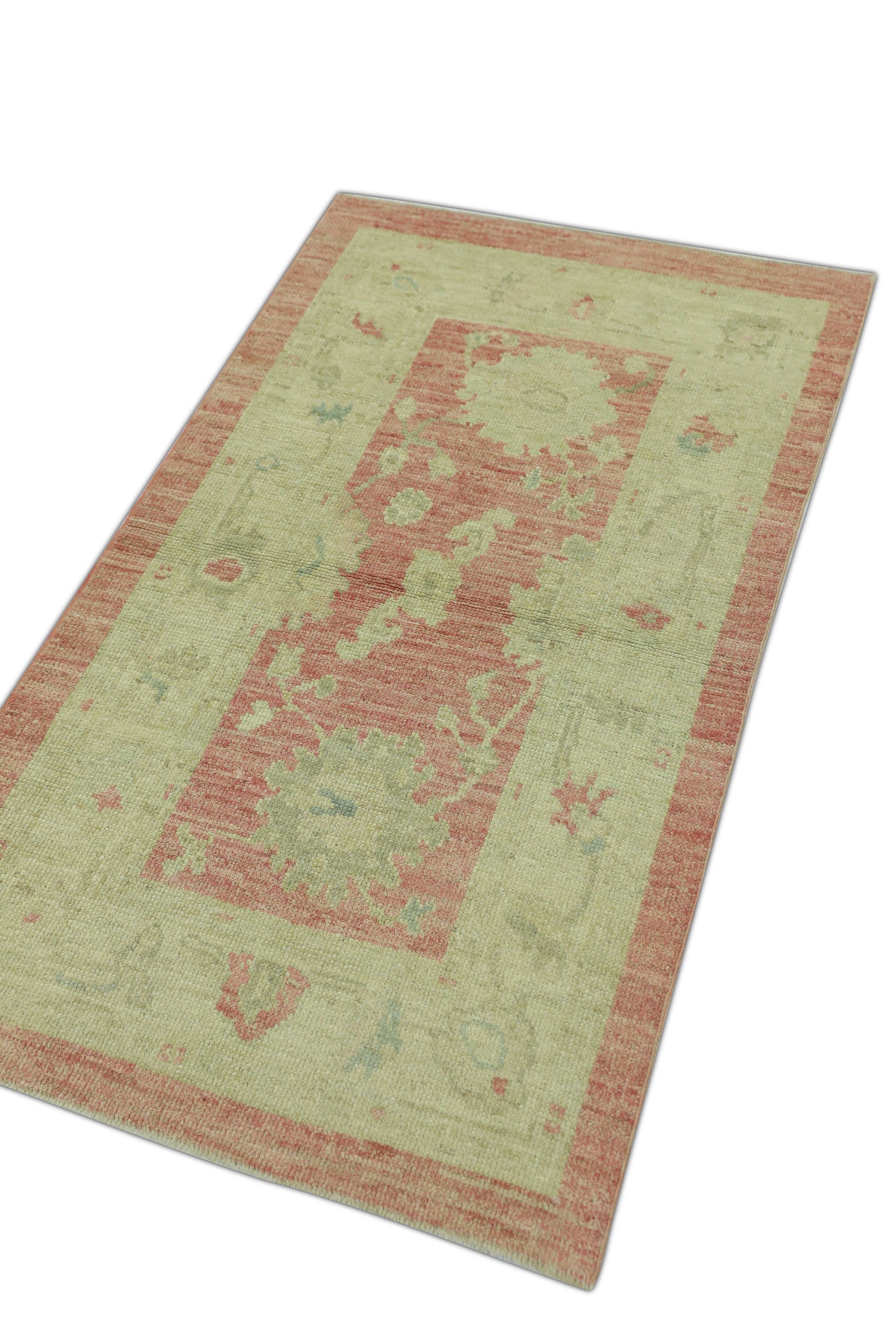 Turkish Oushak Rug 2'10" x 4'10" #1348