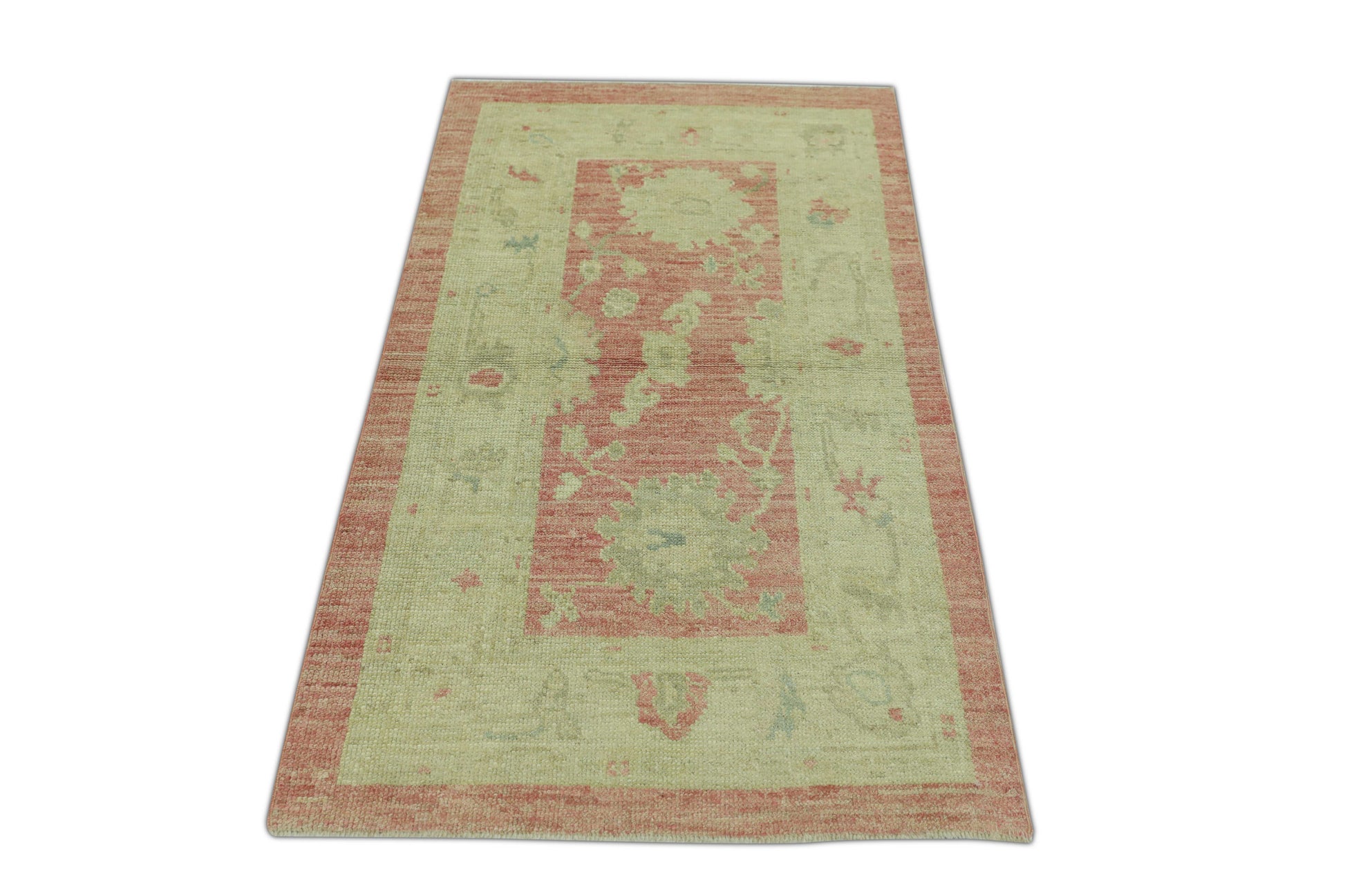Turkish Oushak Rug 2'10" x 4'10" #1348