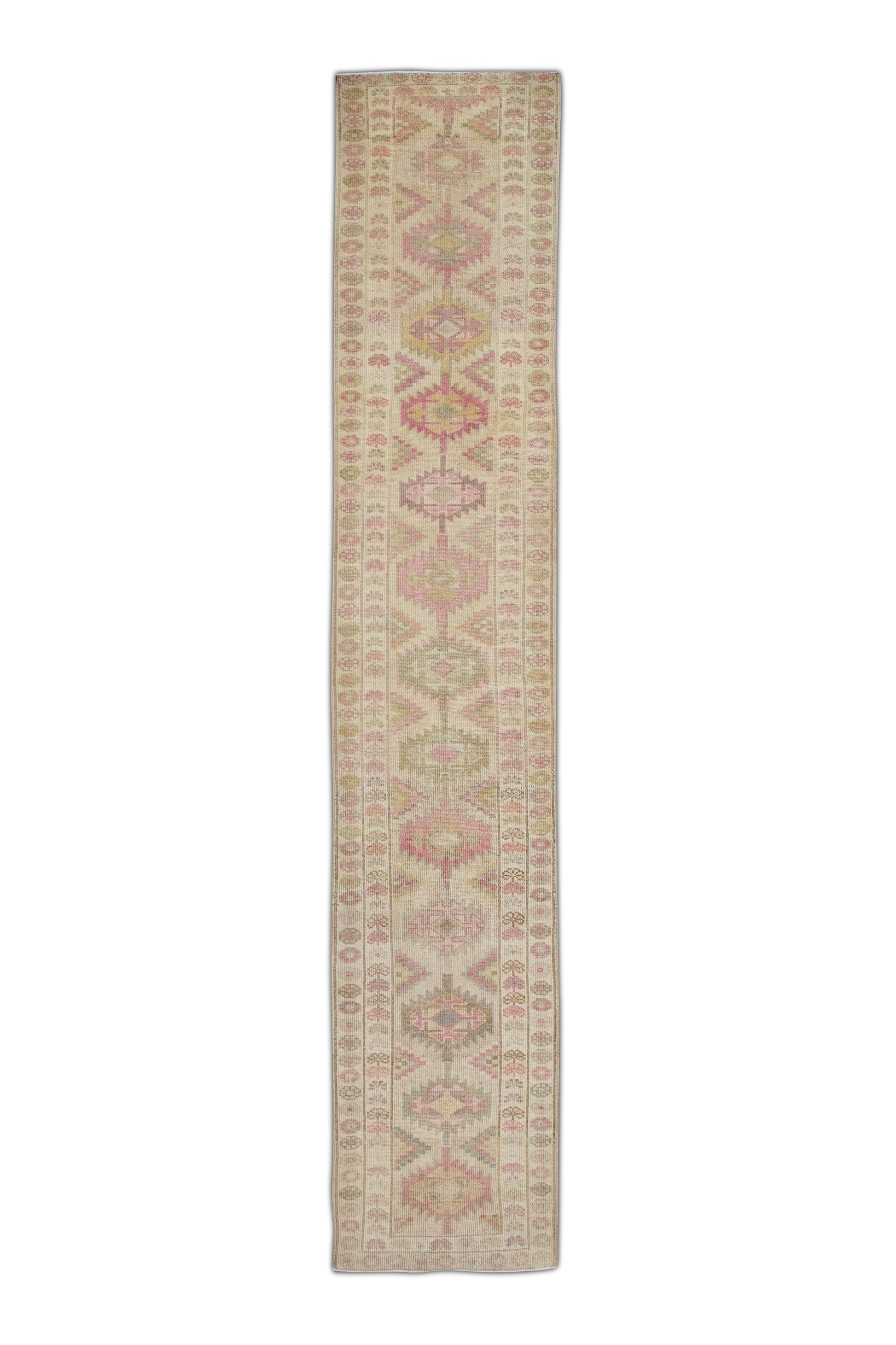 Turkish Vintage Anatolian Rug  2'8" x 14'2" #128